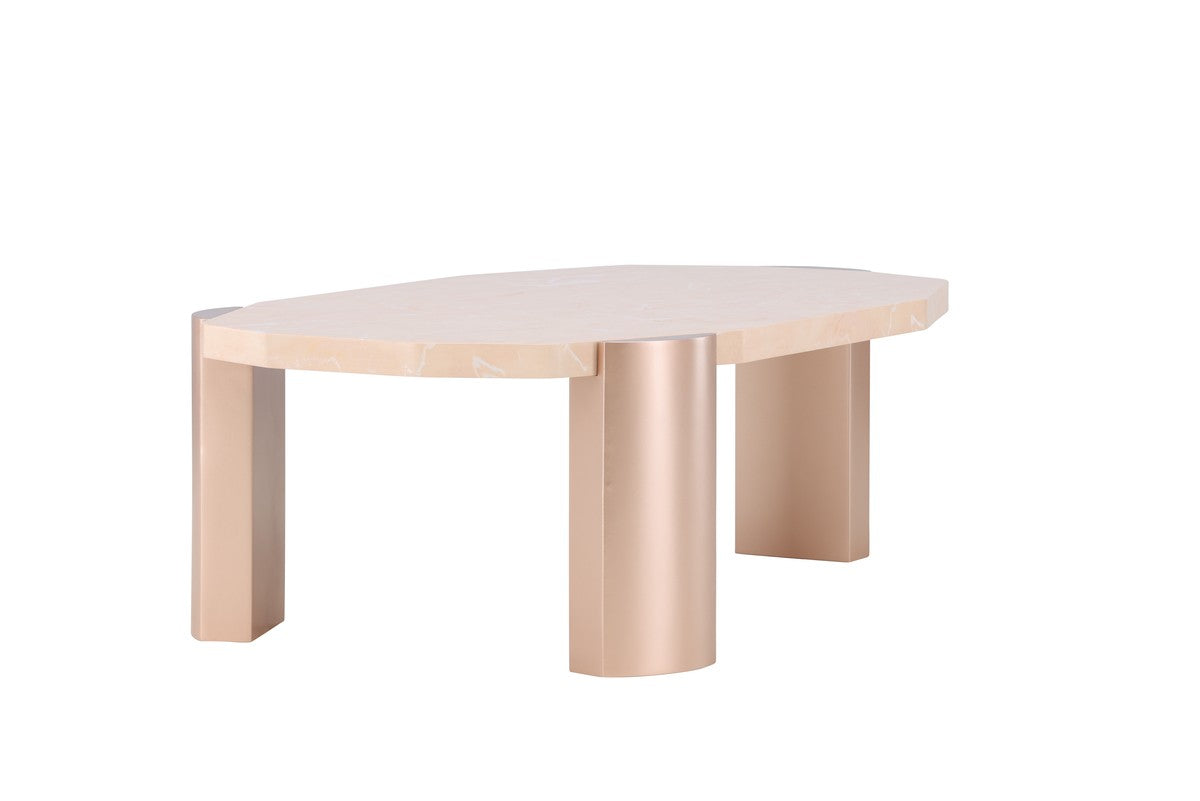 BRAM salontafel Ekedal - roze - 125 x 71 cm