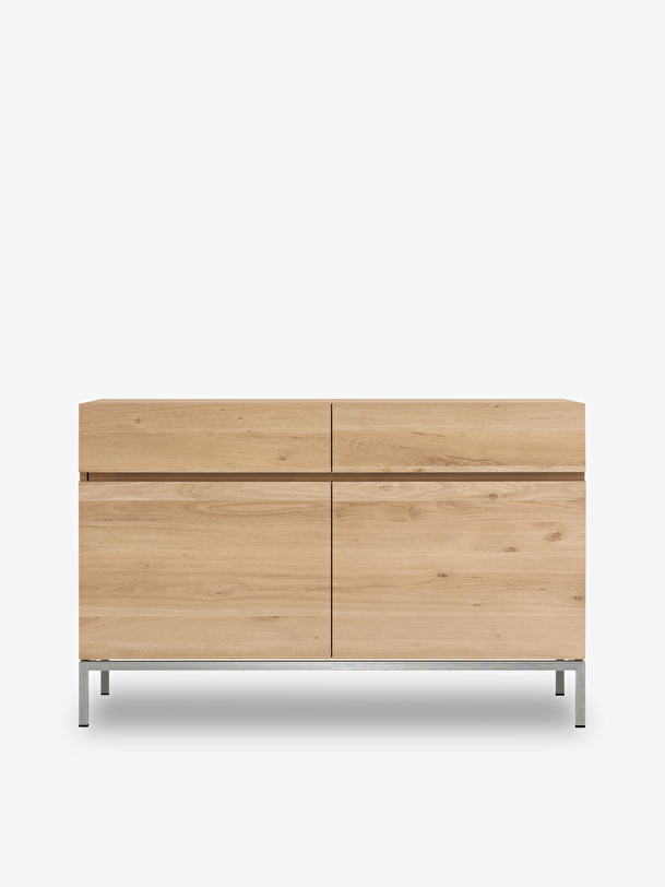 Buffet ligna chene massif - ethnicraft chene clair