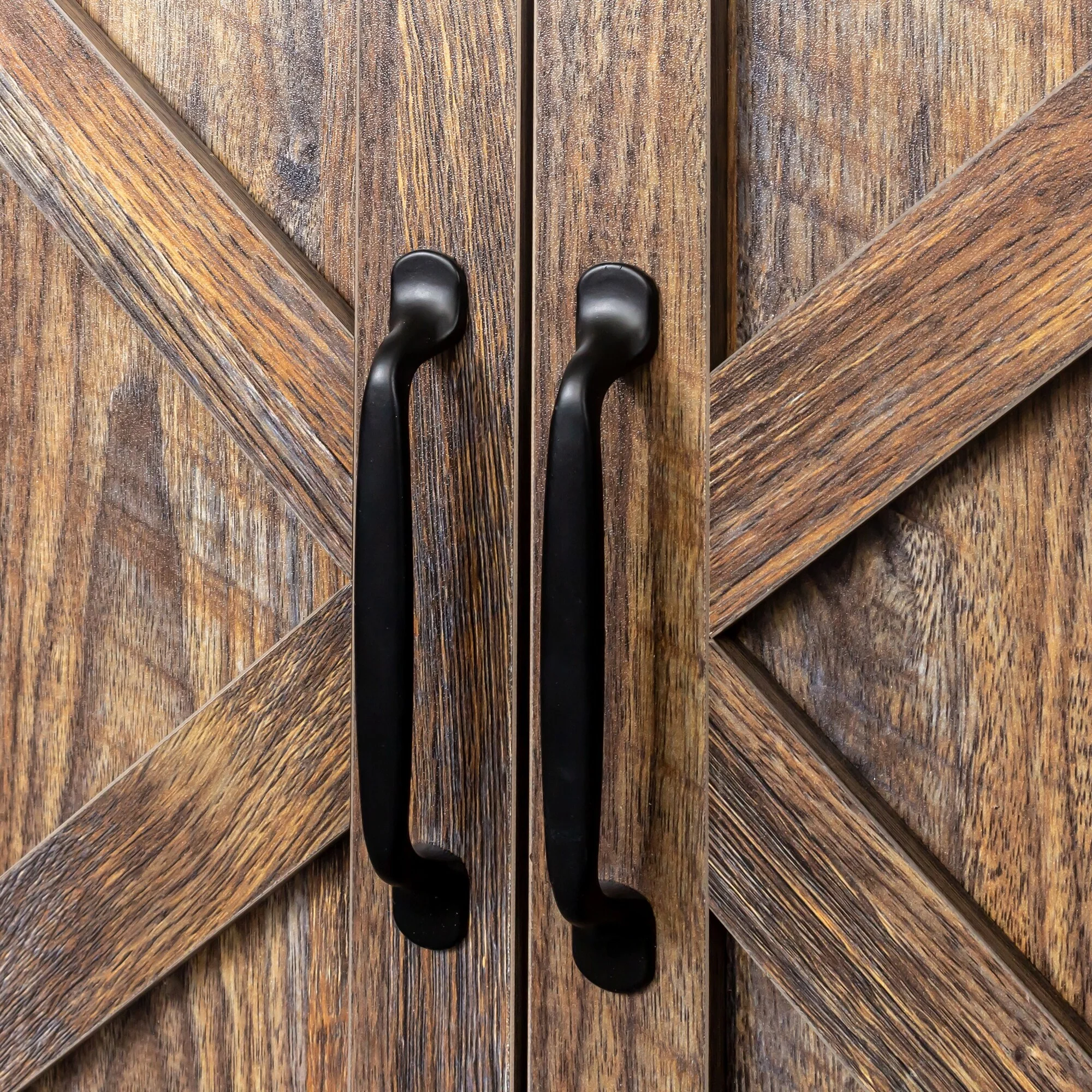 Espresso Modern Style 59.06 TV Stand Cabinet with 4 Doors and 4 Shelves for Living Room