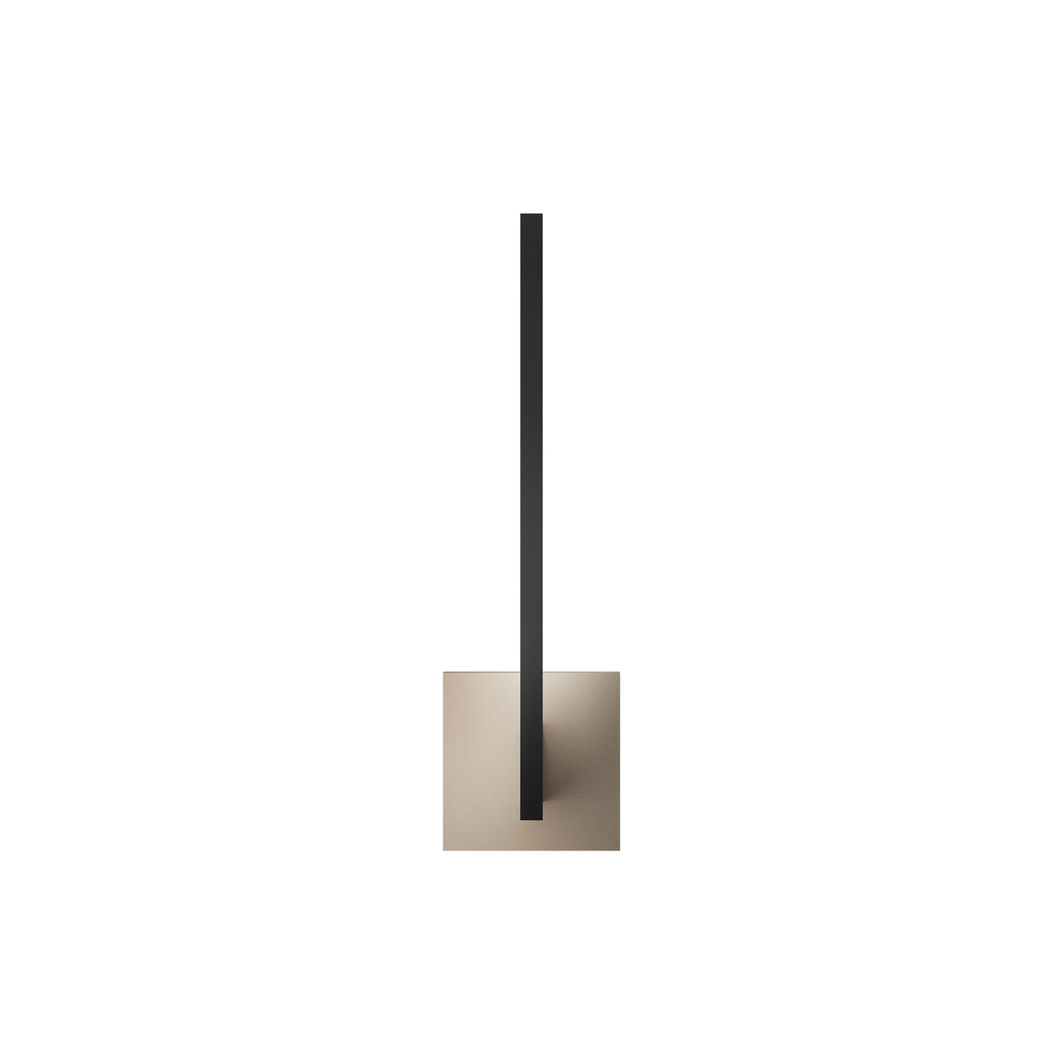 INLAY W2 LINEAR v&aelig;glampe, matt black/satin gold
