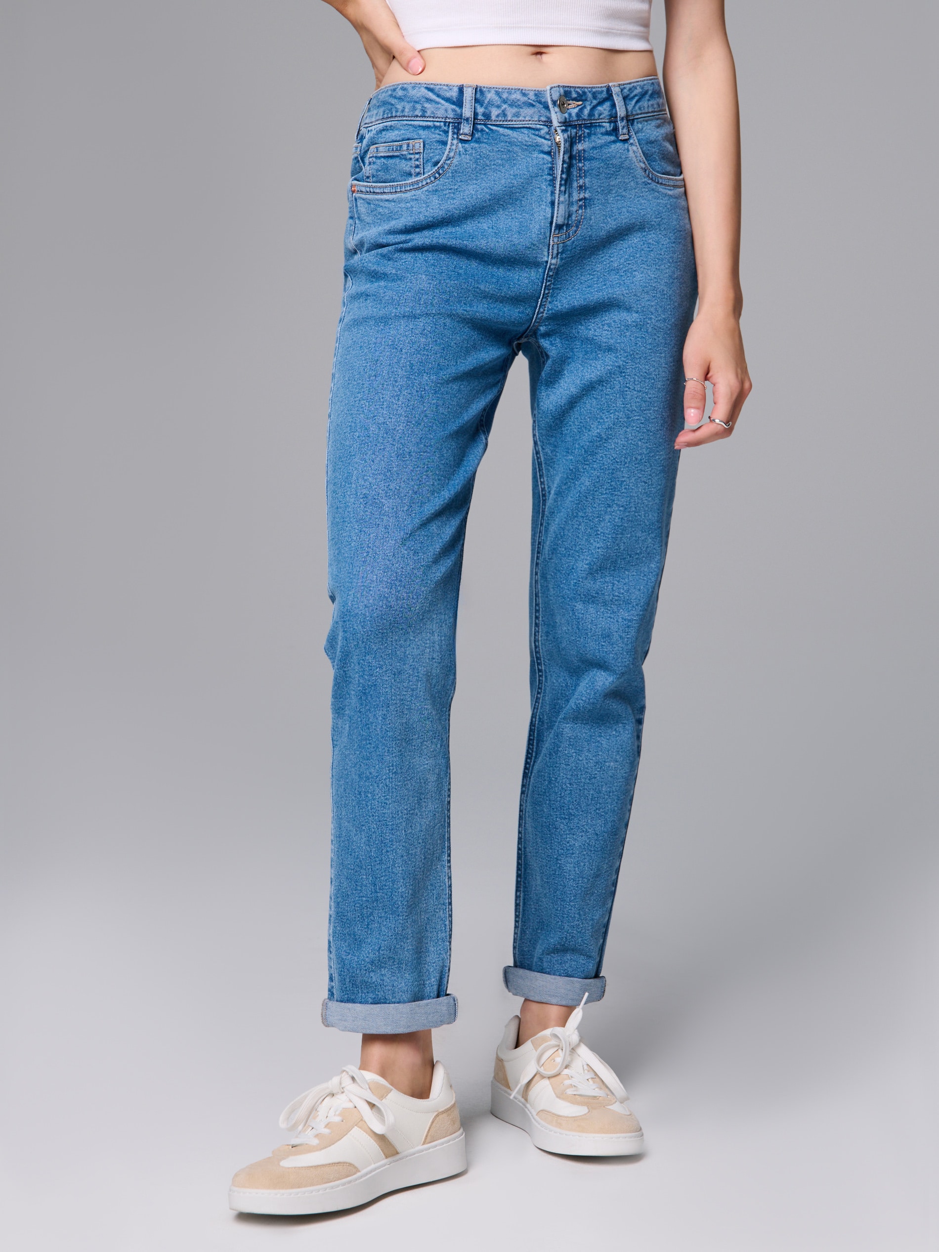 Jeansy boyfriend slim