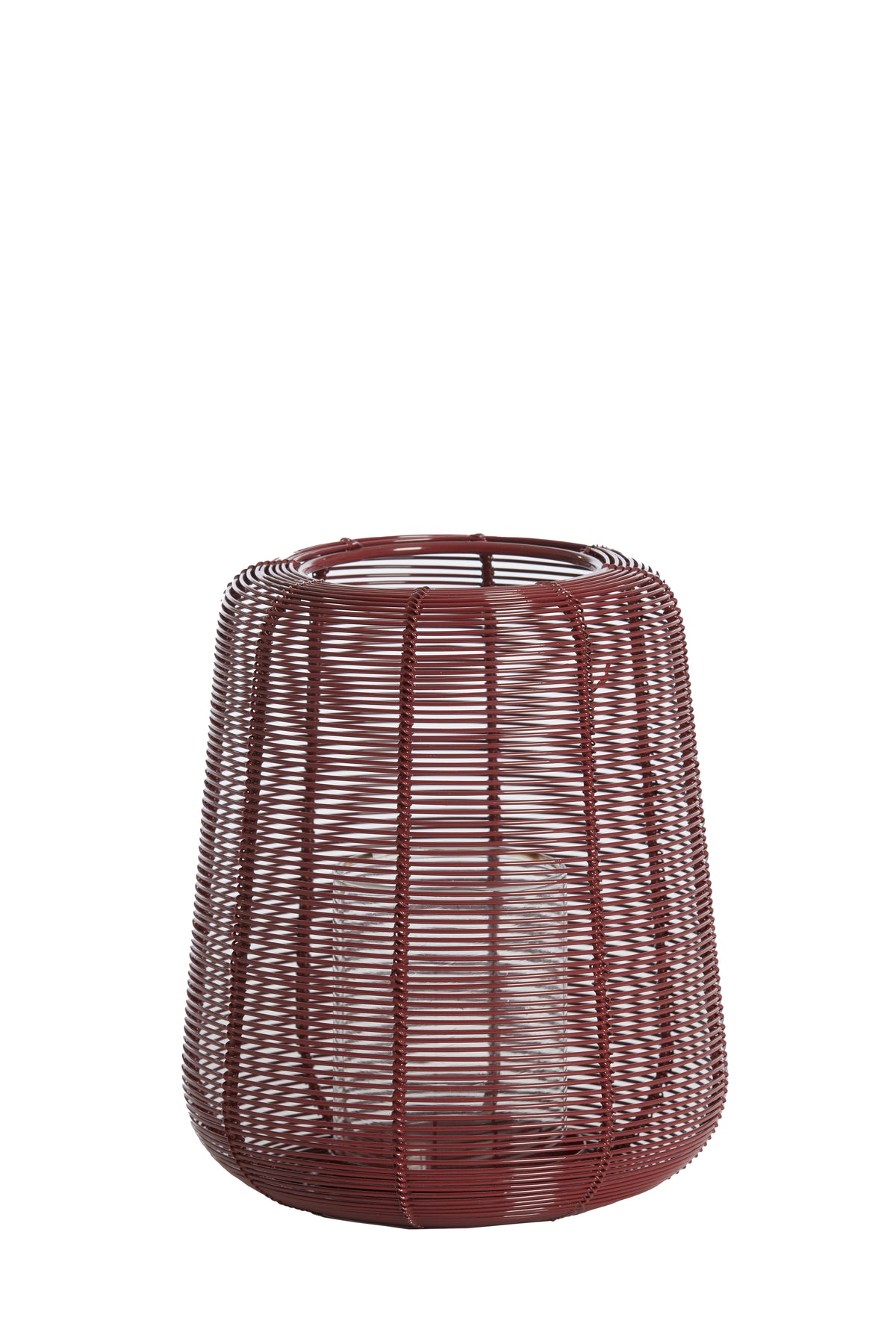 Light & Living windlicht ADETA - Ø18x21cm - rood