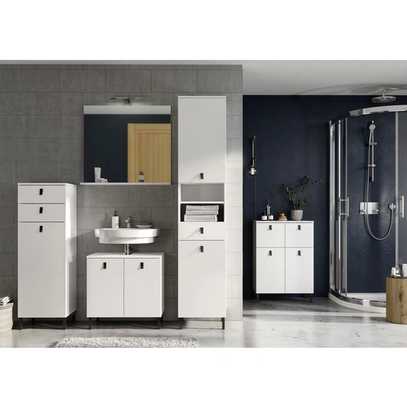 Midischrank BxHxT: 39 x 119 x 35 cm, weiß