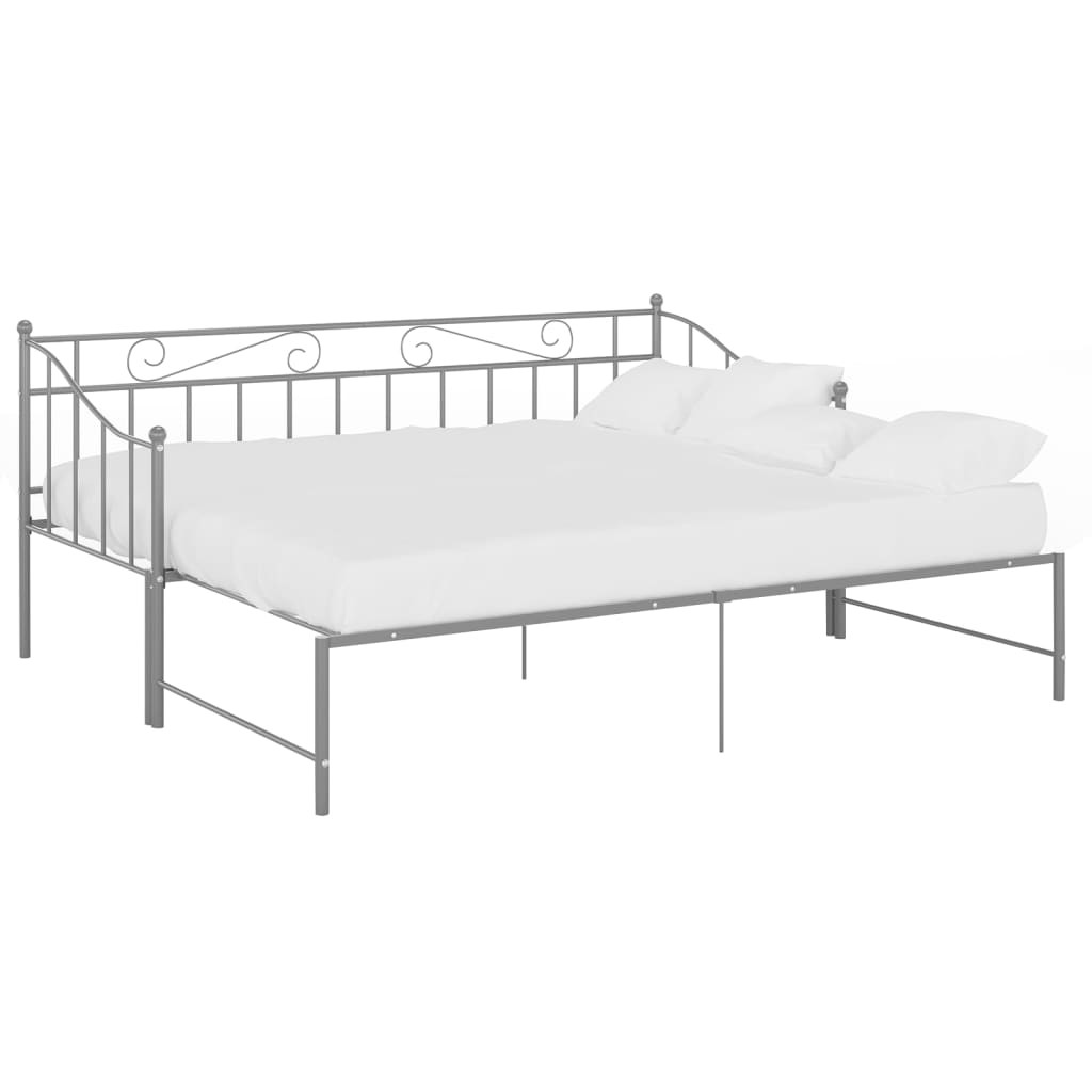 Rama sofy Szary Metal vidaXL
