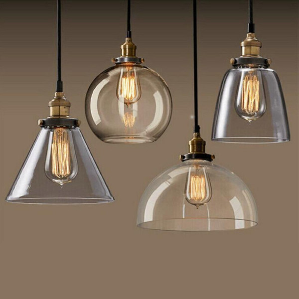 Lampa wisząca przezroczysta VT-7185 1xE27x60W wym: 111x18x18 cm V-TAC