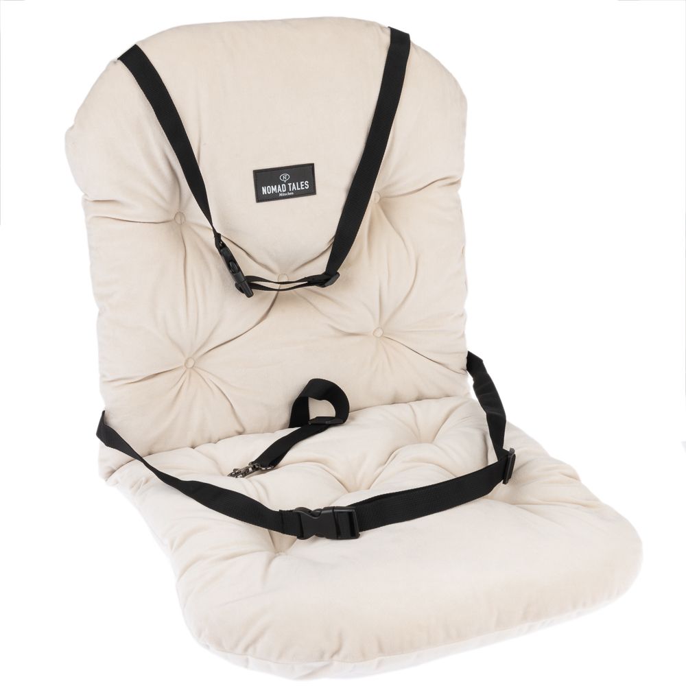 Nomad Tales Blush Car Seat for Dogs - Beige