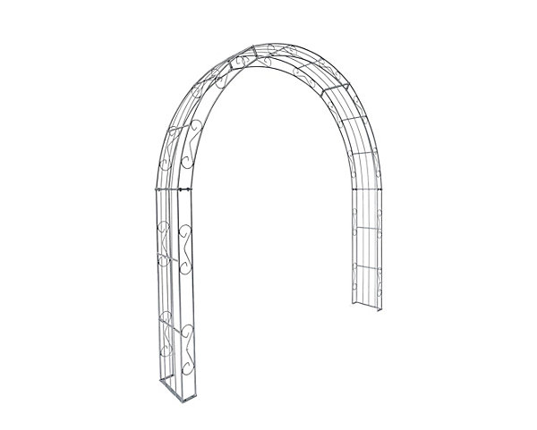 Arche de jardin LEA with sommet arrond - 220 cm Galvanisé