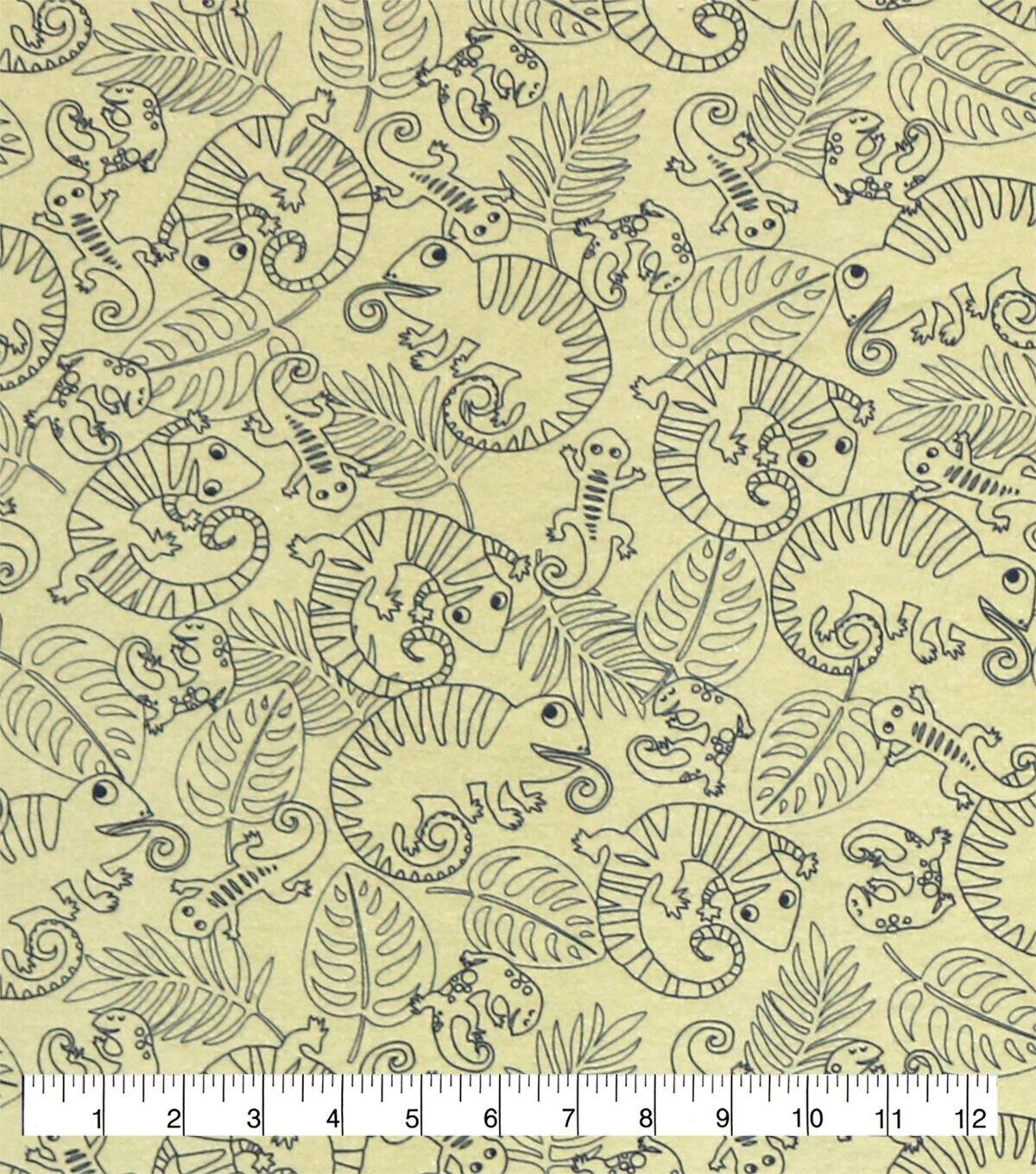 Lizards Super Snuggle Flannel Fabric
