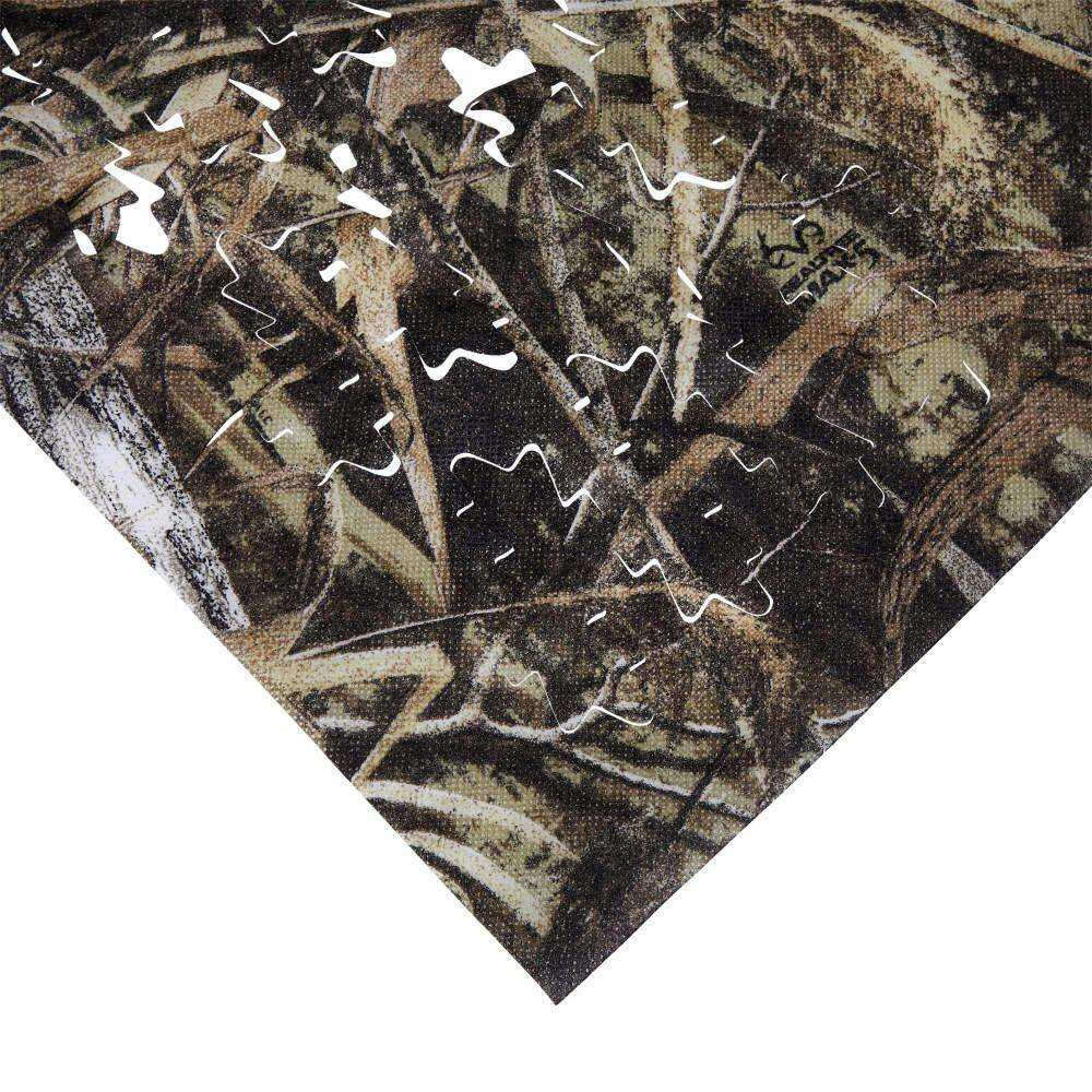 Allen OmniTex Realtree Max 4 3D Hunting Blind Fabric, Leafy Camo, 12-ft x 56-in