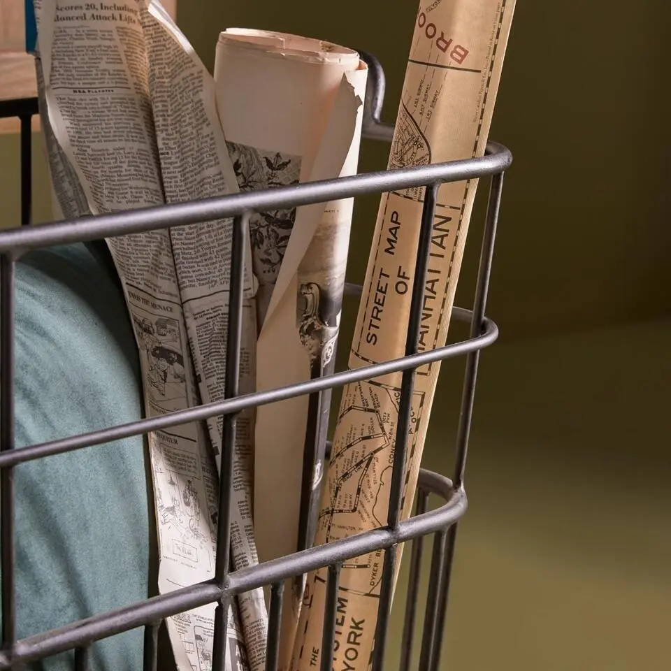 Calicosy - Opbergmand - Antracietgrijs - 35x54x53 cm