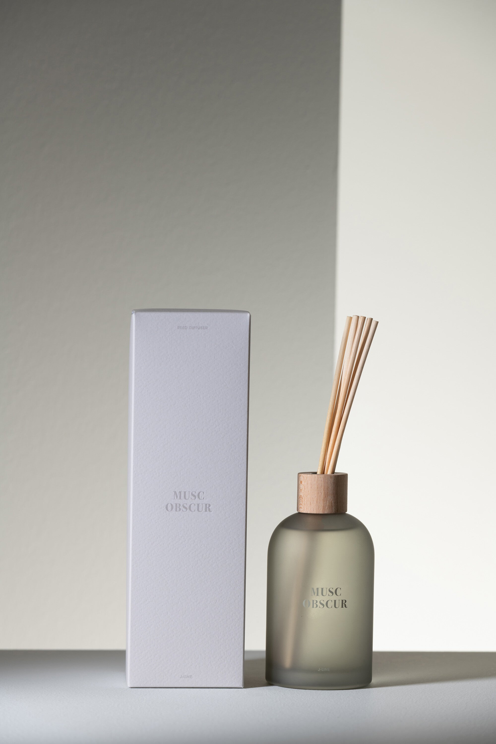 J-Line geurstokjes Accords Essentiels - Musc Obscur - blauw