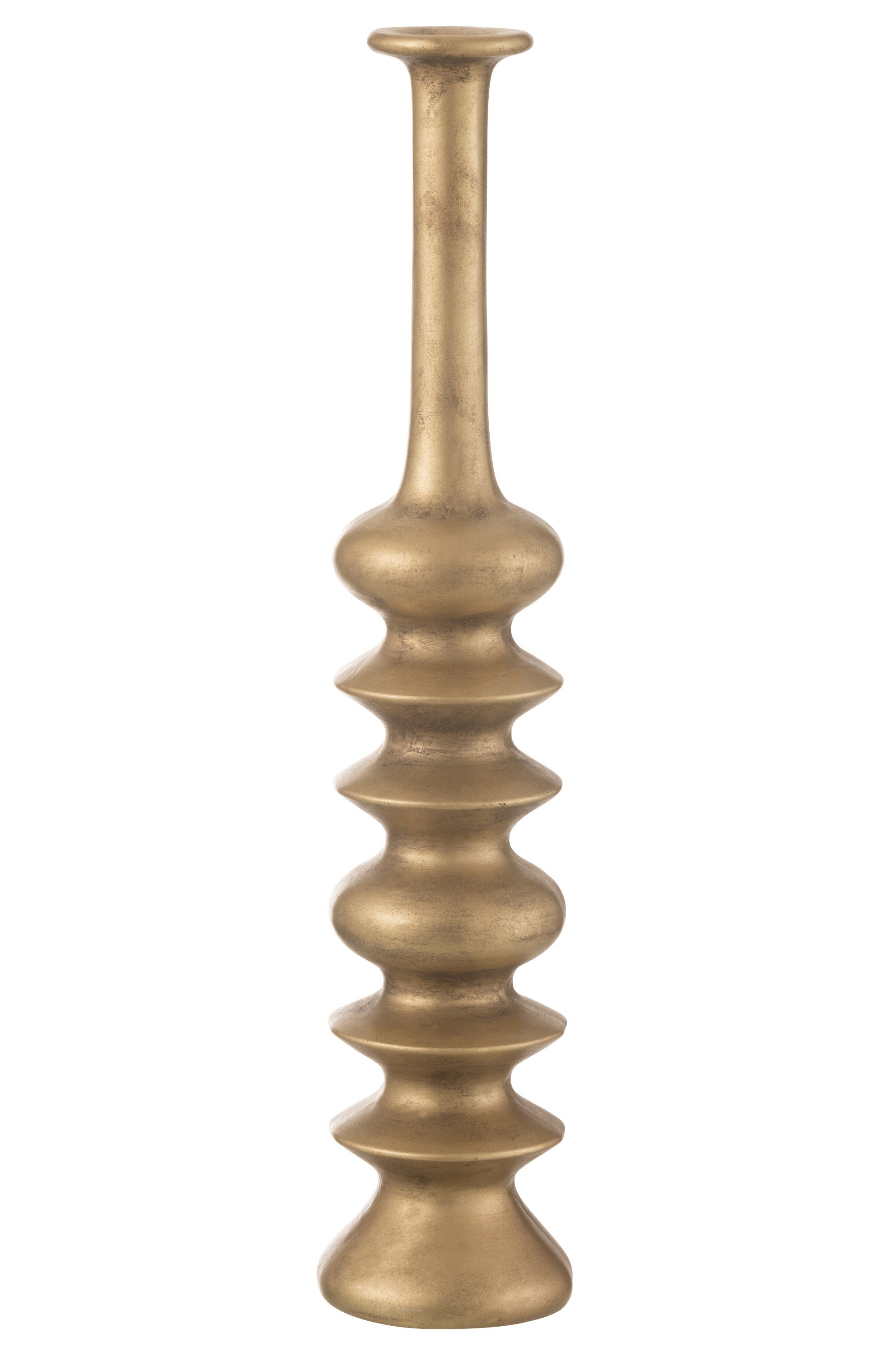 J-Line vaas Nebu - keramiek - goud - large