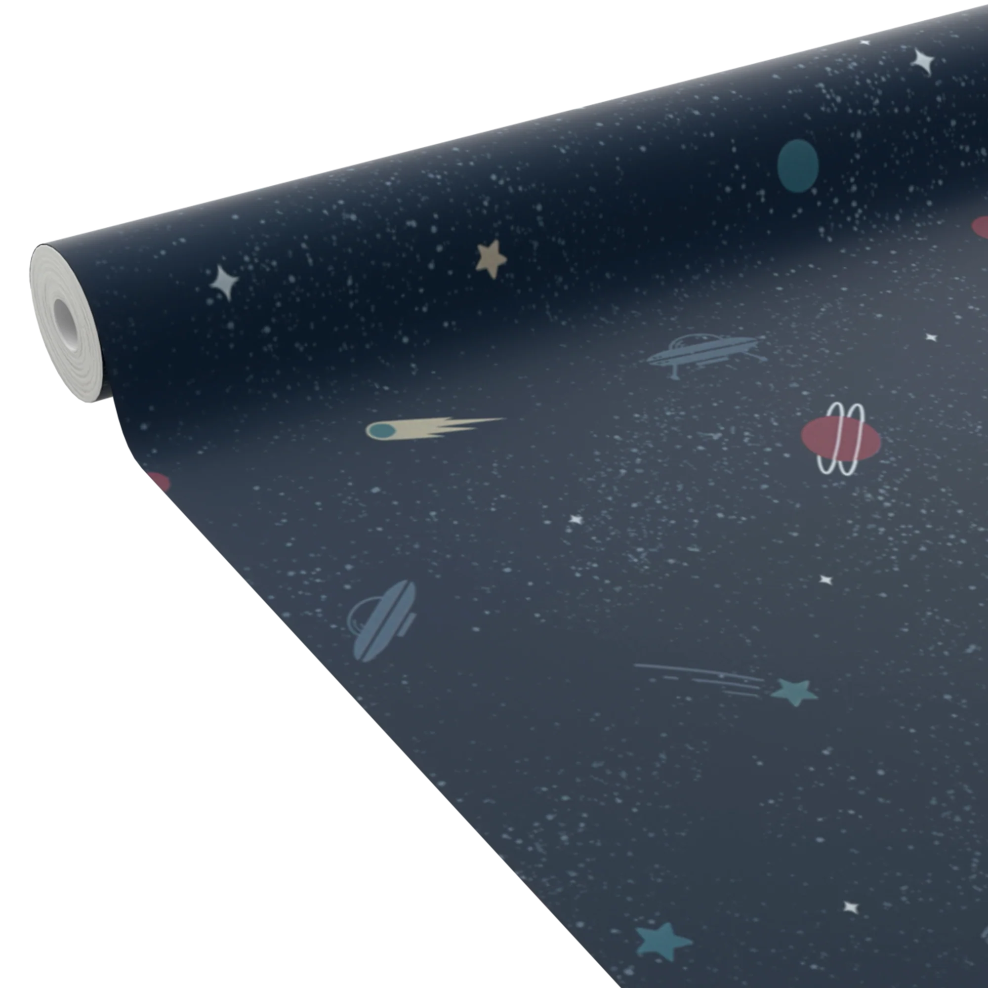 4MURS Papier peint intissé COSMOLAND coloris bleu nuit