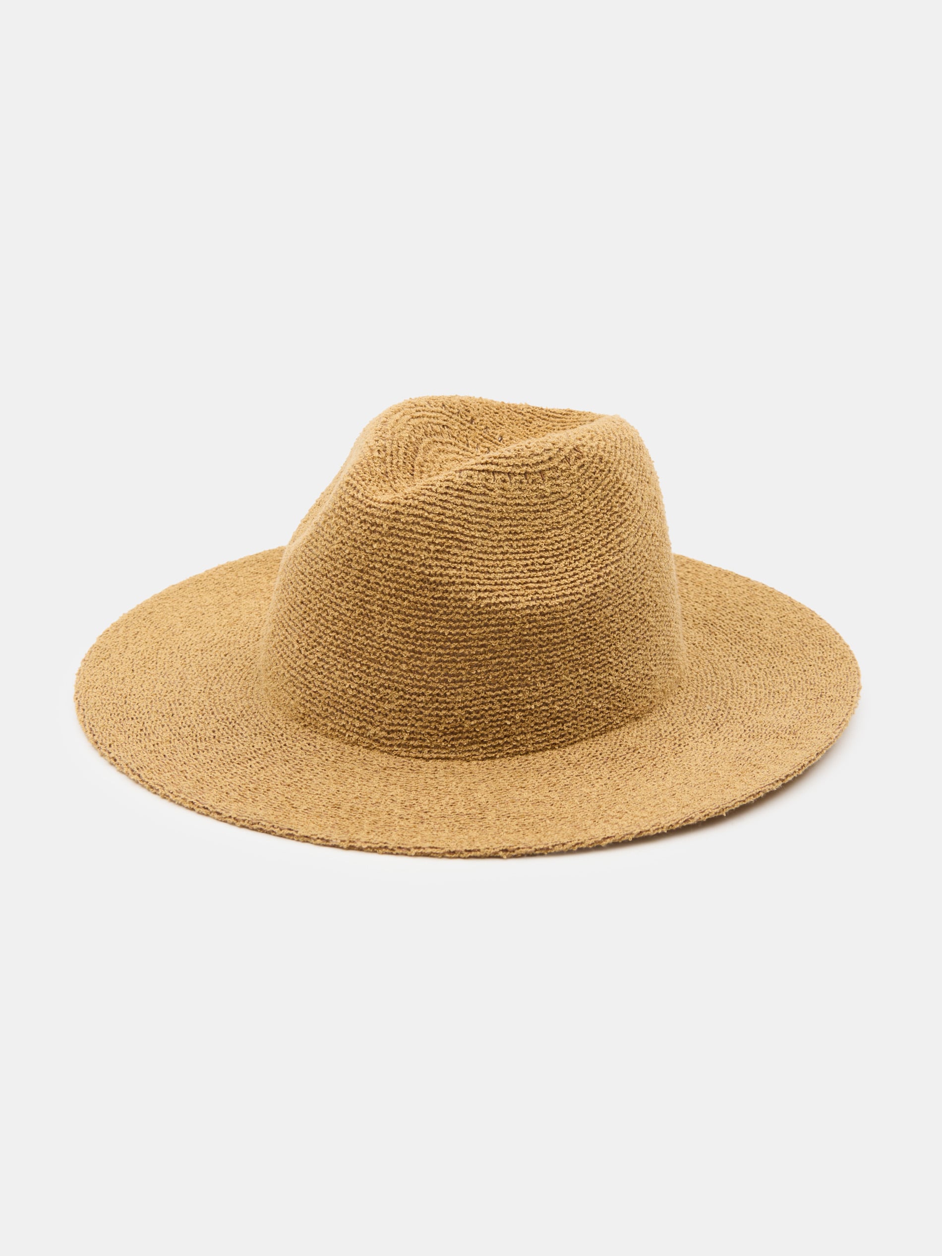 Pleciony kapelusz fedora