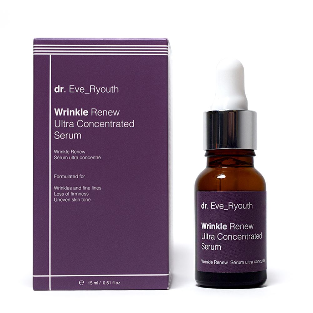 dr. Eve Ryouth Wrinkle Renew Ultra Concentrated Serum 15ml   Vitamin E and Peppirment Lip Plumps 8ml
