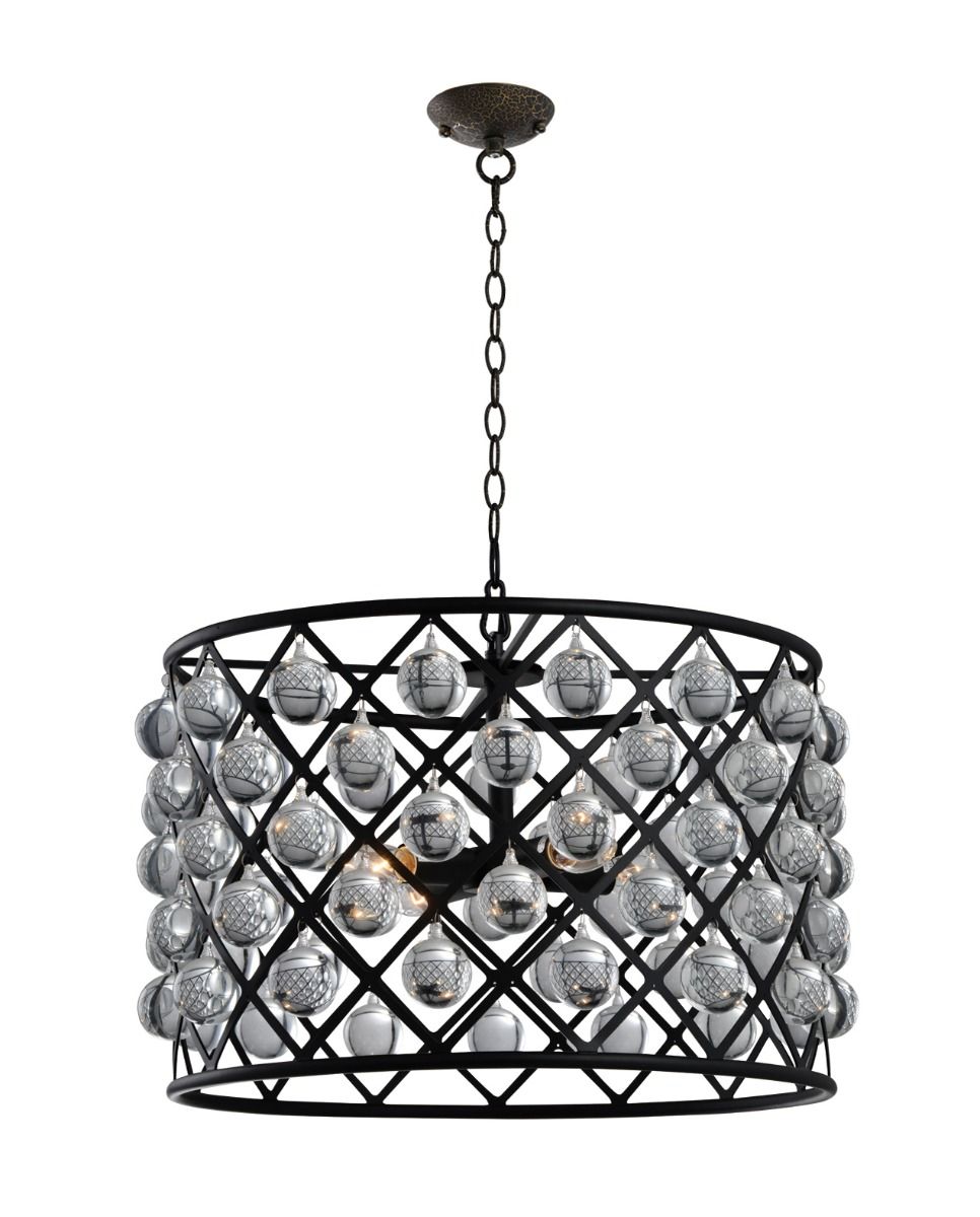 Lampa wisząca Round na 4 żarówki śr. 50x35cm
