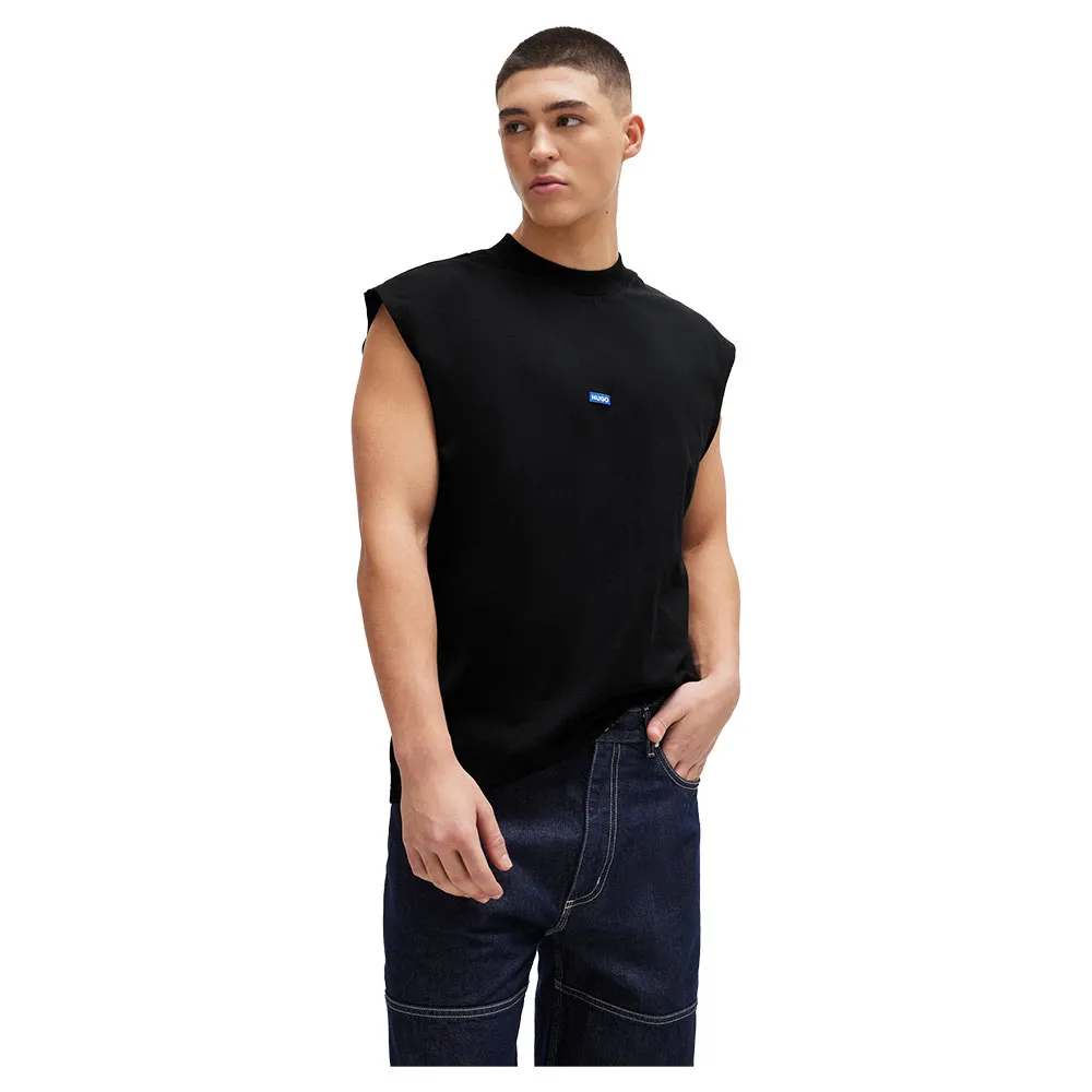HUGO Navertz 01 BLUE sleeveless T-shirt