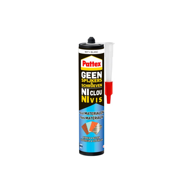 Colle Ni clou ni vis intérieur et extérieur blanc 400 g PATTEX
