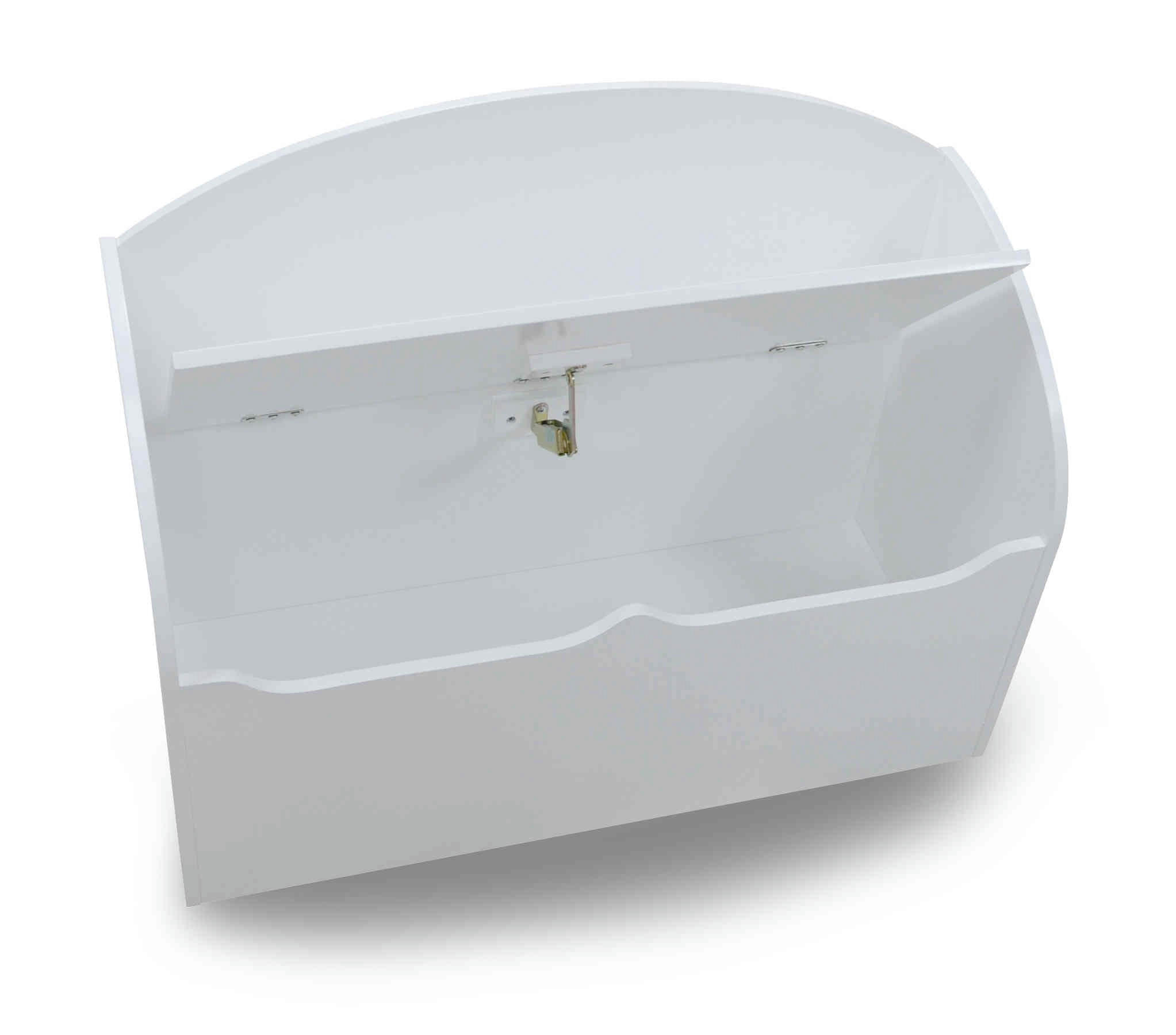 - Coffre à jouets blanc 69x29x55