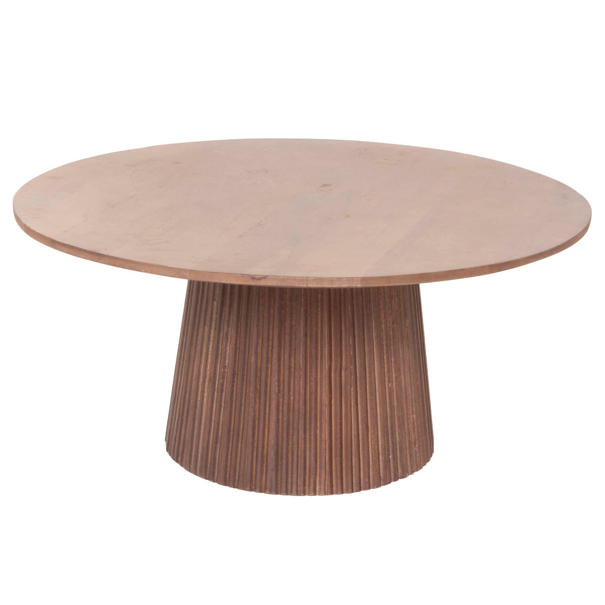 Giga Meubel Salontafel Salvador - Donkerbruin Hout - 80x80x38cm