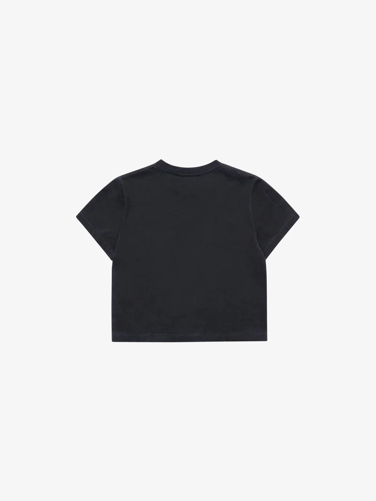 Blur Logo Crop Short Sleeve T-Shirt