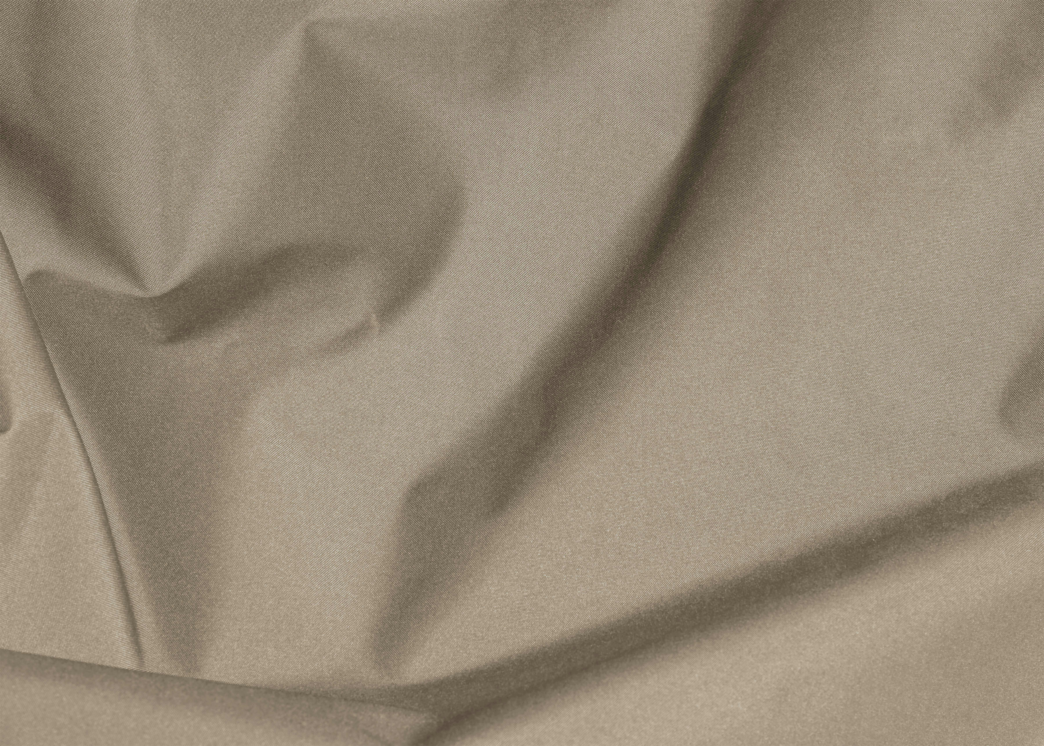 BRAVA - Pouf poire XXL d'intérieur kaki beige 80x130cm