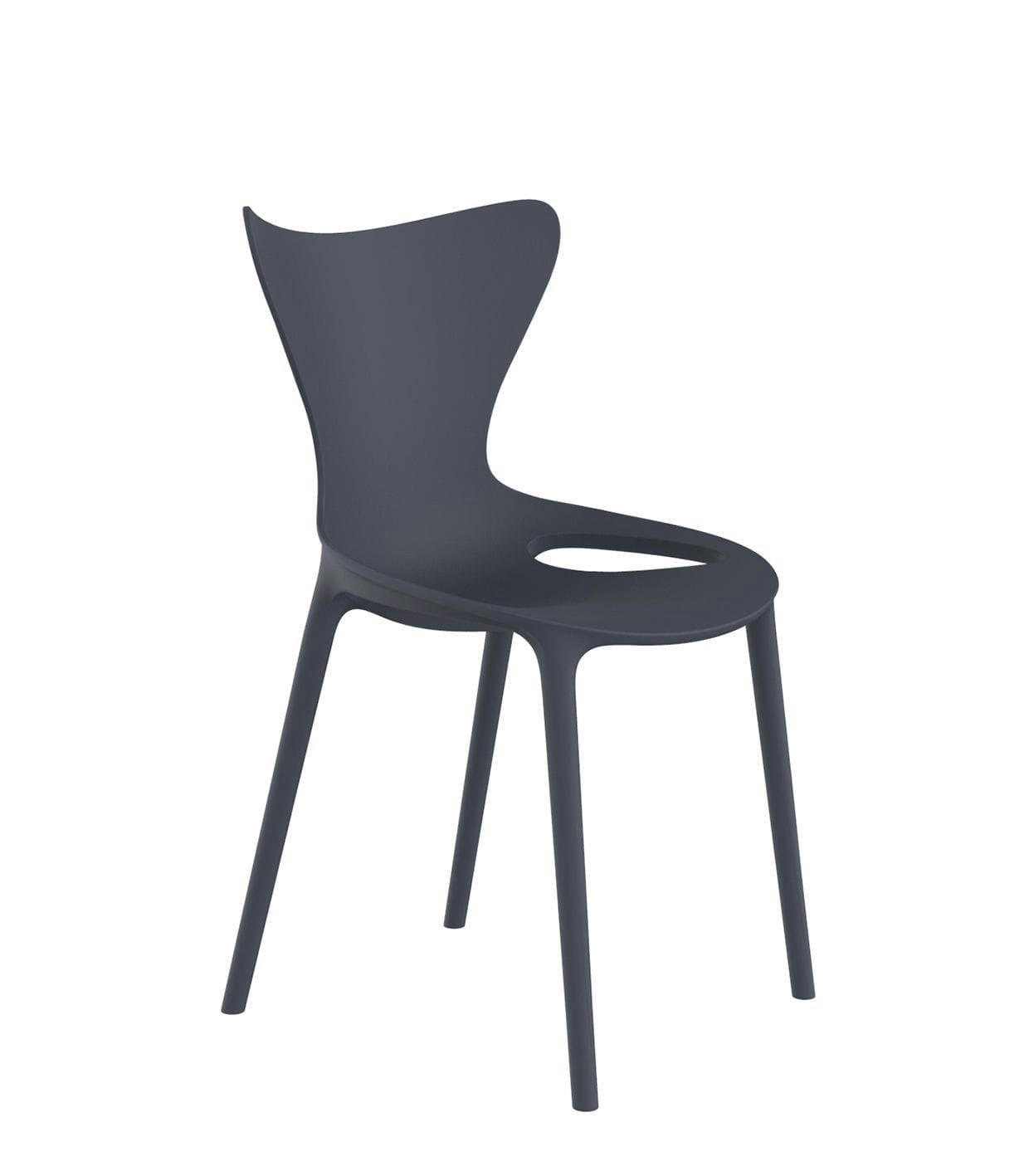 LOVE KIDS - Chaise enfant bleu marine simple