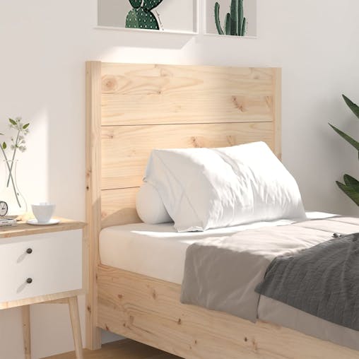 NNEVL Headboard 96x4x100 cm Solid Wood Pine