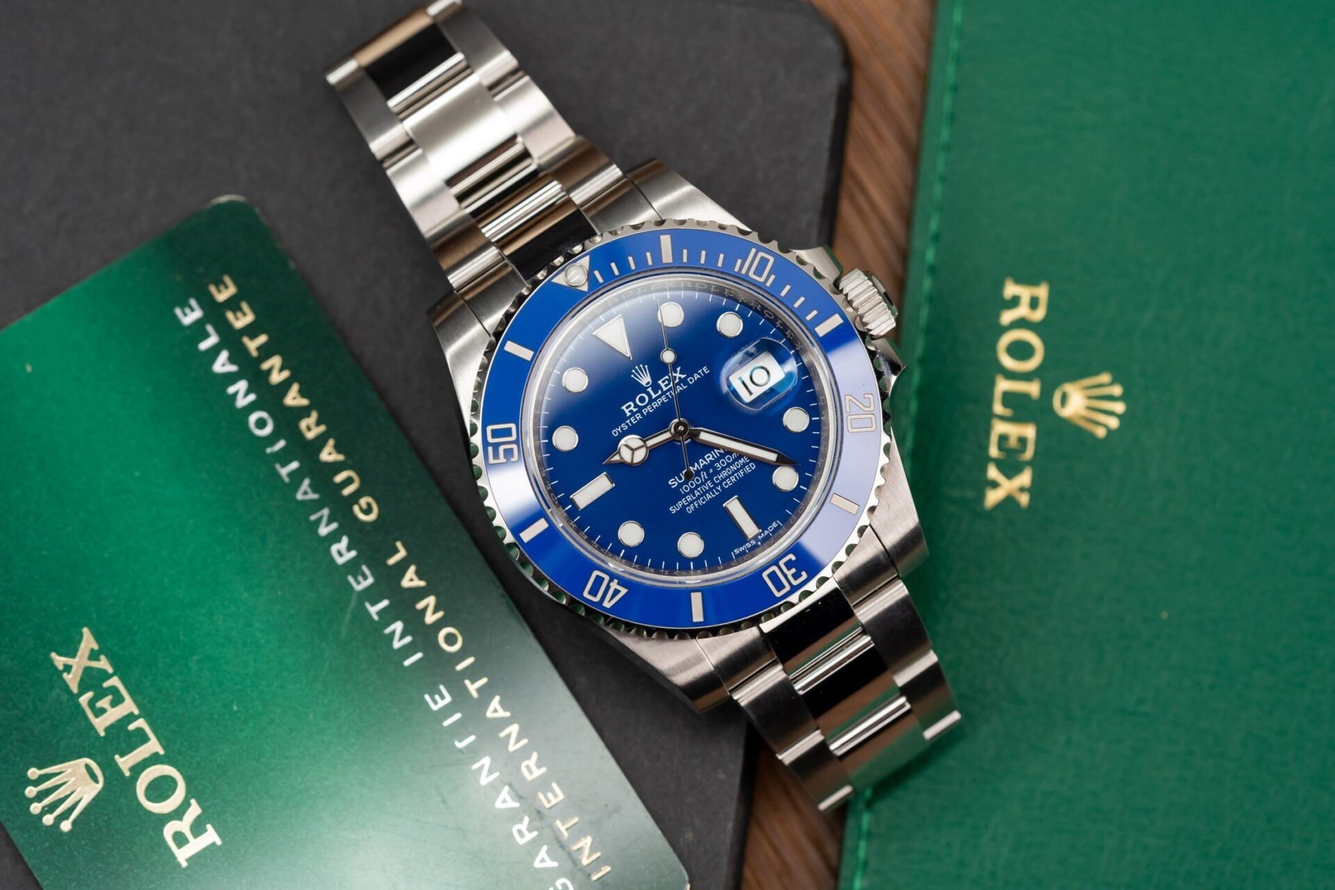 Rolex Submariner 116619LB Smurf 904L Steel Blue Dial 40mm Oyster Super Clone