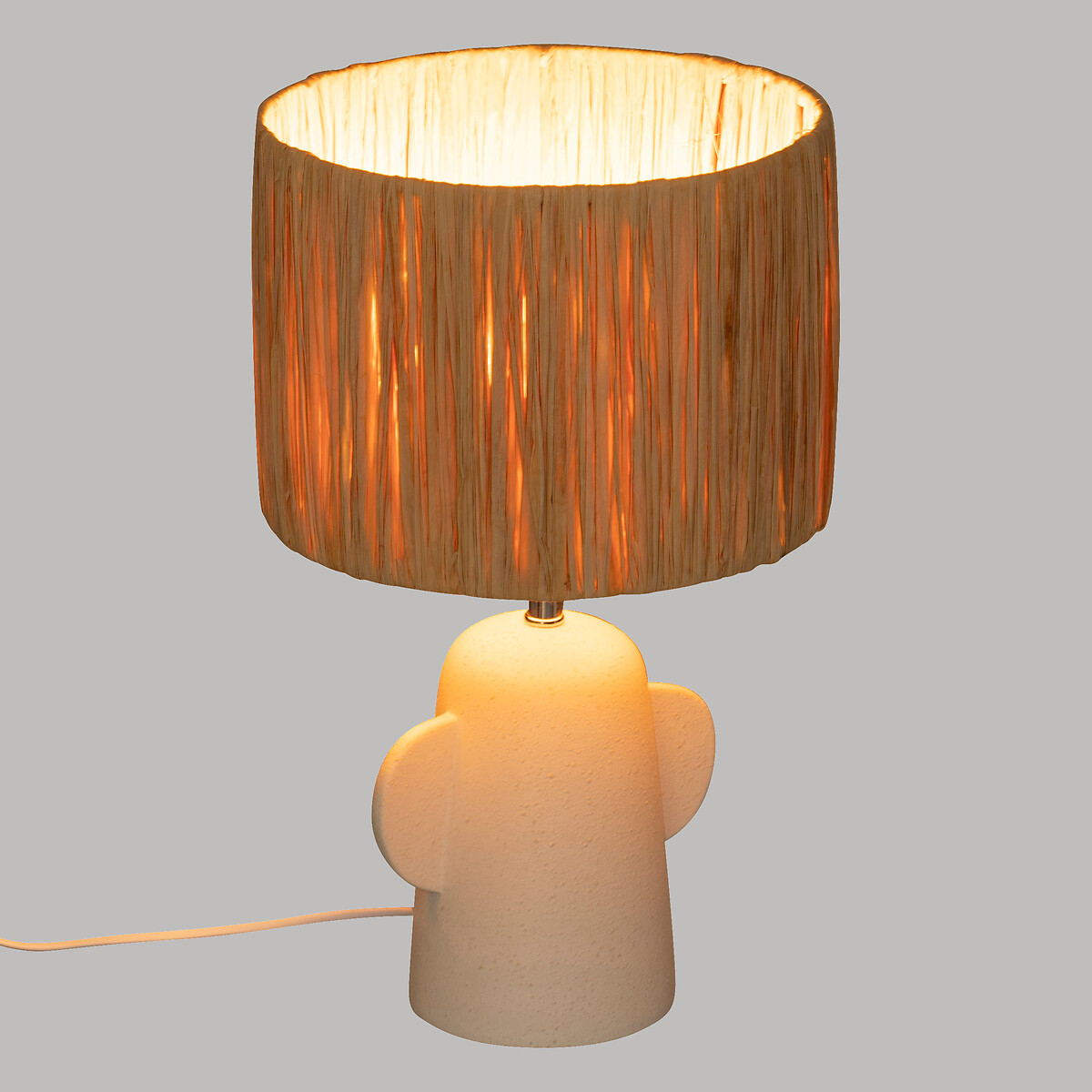 "Raia" lamp White, H.38 cm