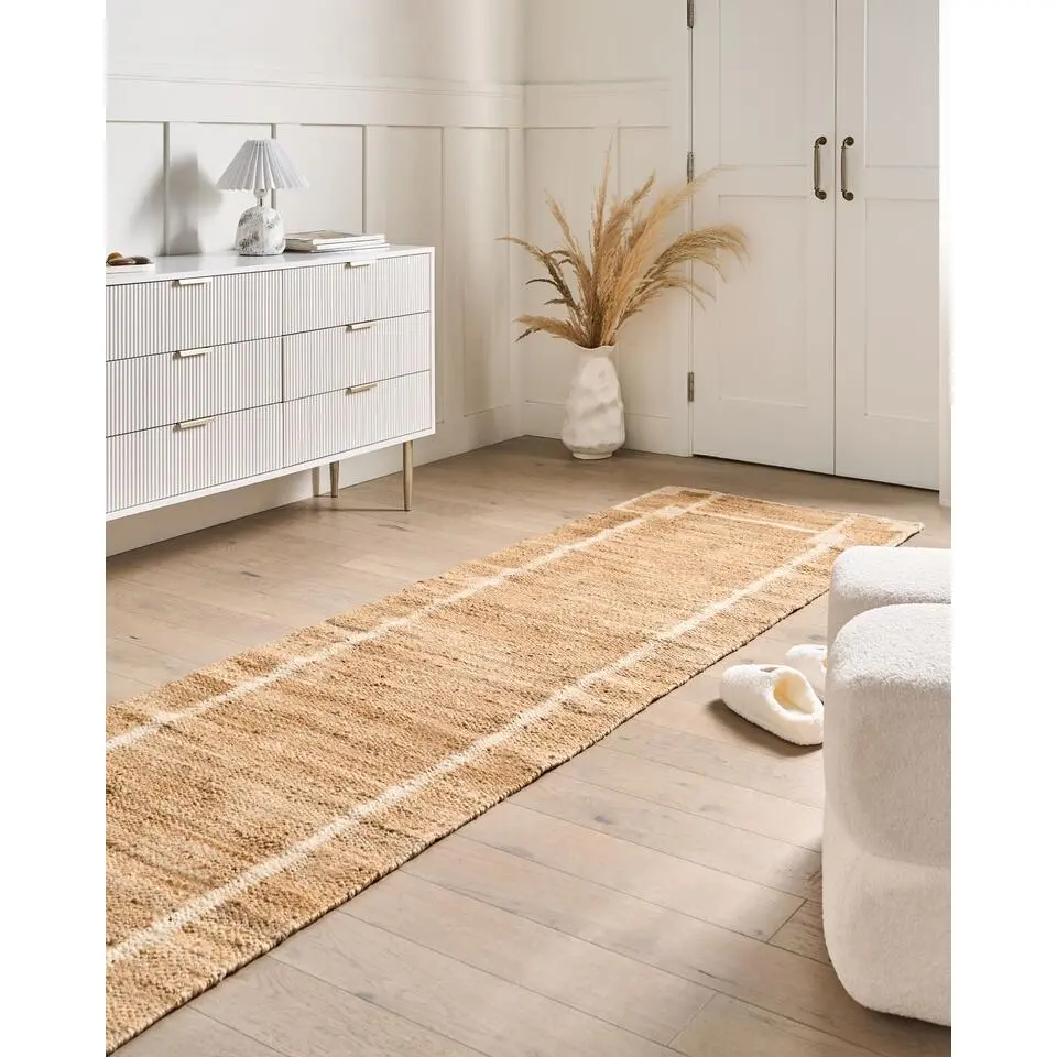 GONDIA - Vloerkleed - Lichtbeige - 80 x 300 cm - Jute