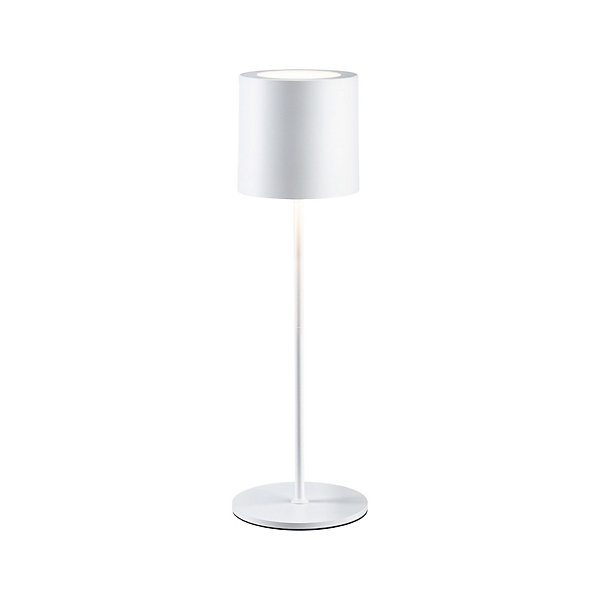 Luminaire rechargeable Tuni IP44 gradable 2700K Blanc dépoli
