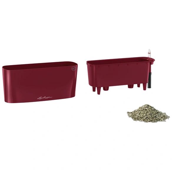 Pflanzgefäß »DELTA«, BxHxT: 11 x 13 x 30,2 cm, rot