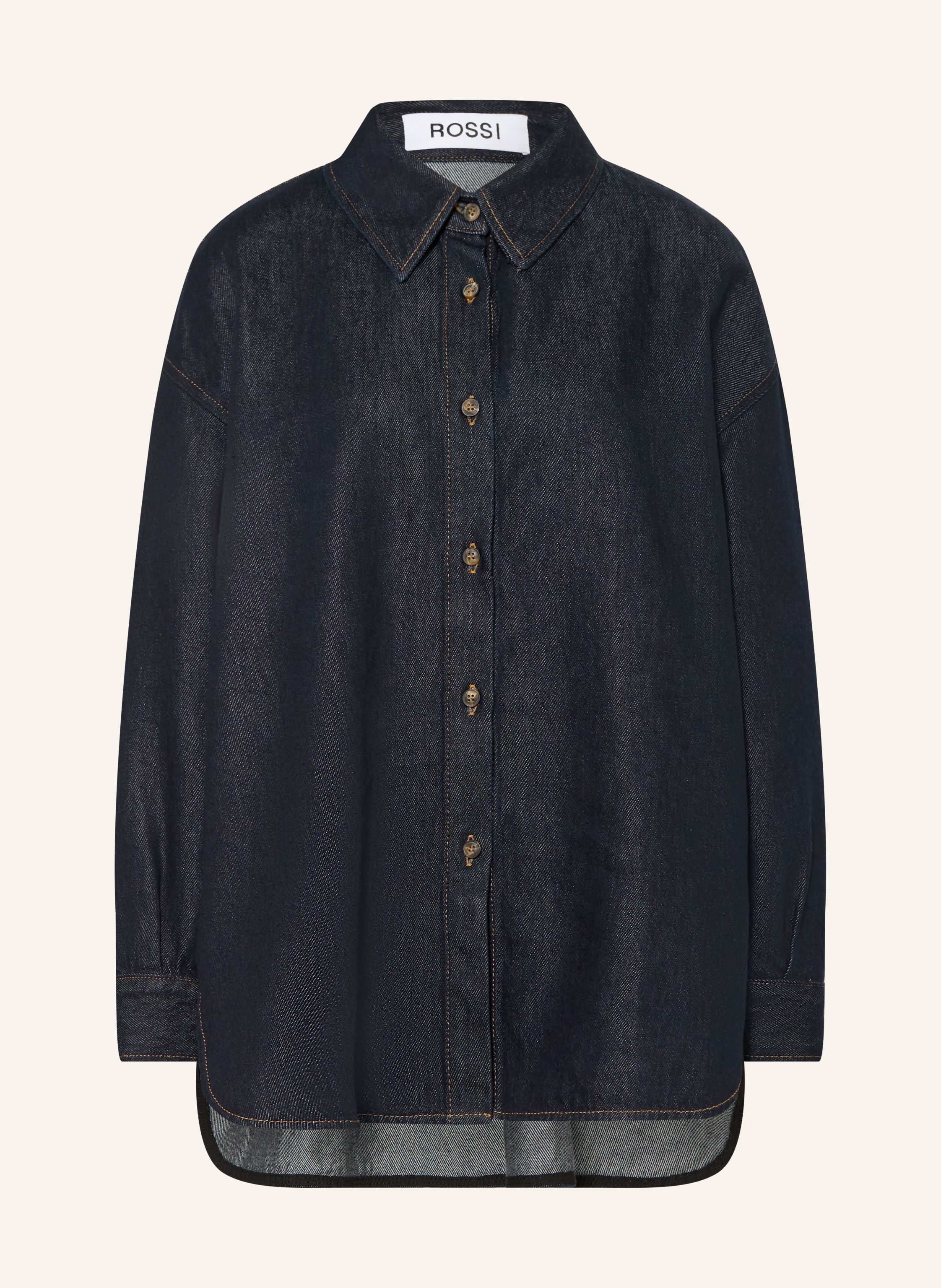 ROSSI Oversized-Jeansbluse SIYAN