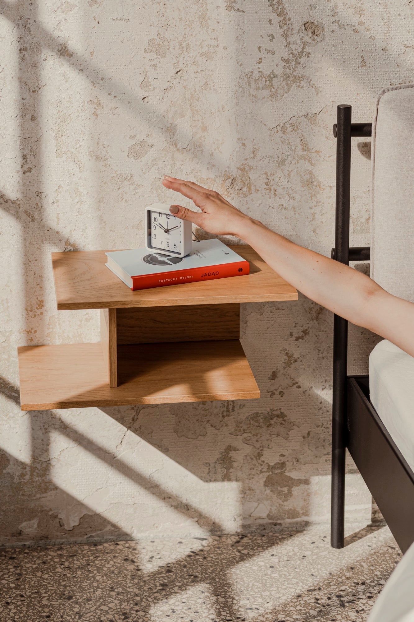 noo.ma TANN Nachtkastrek - links - Oak