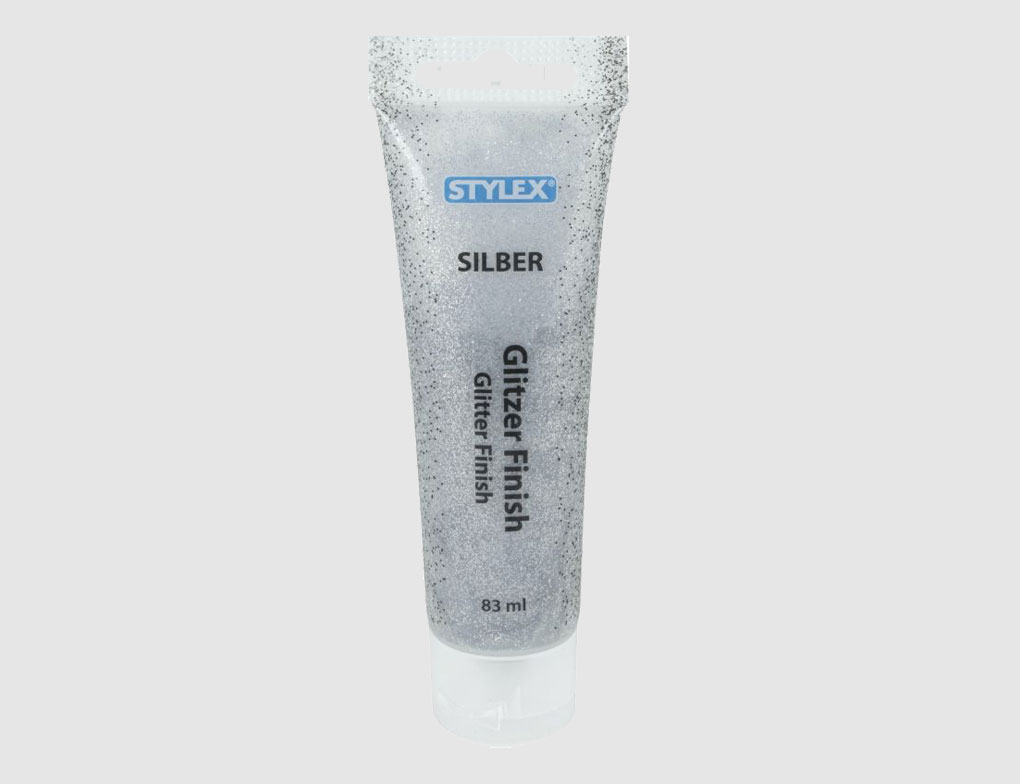 Glitzer Finish Silber
