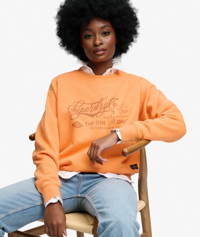 Industry Worker Loose Crew Sweatshirt