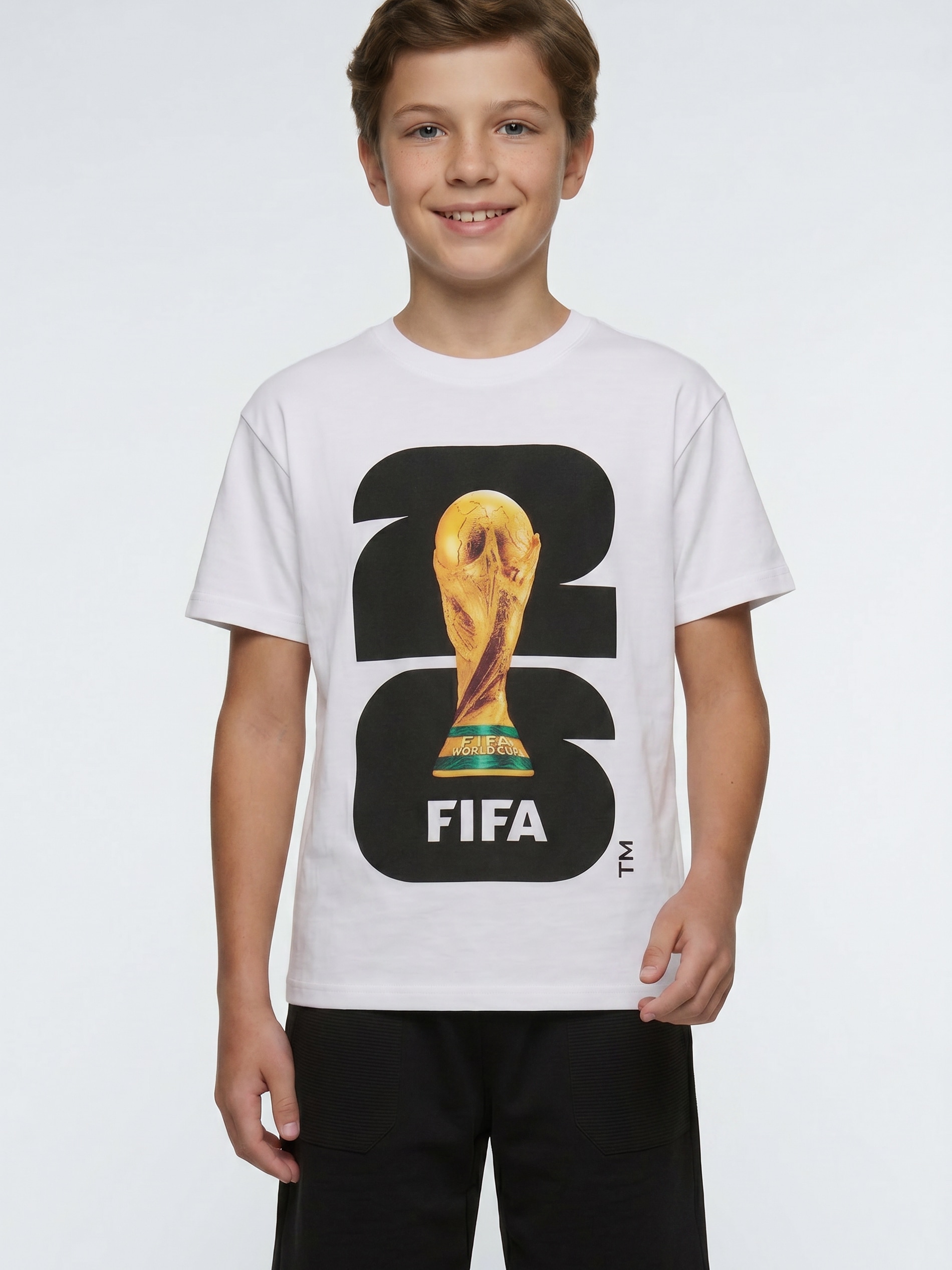 Bawełniana koszulka z nadrukiem FIFA World Cup