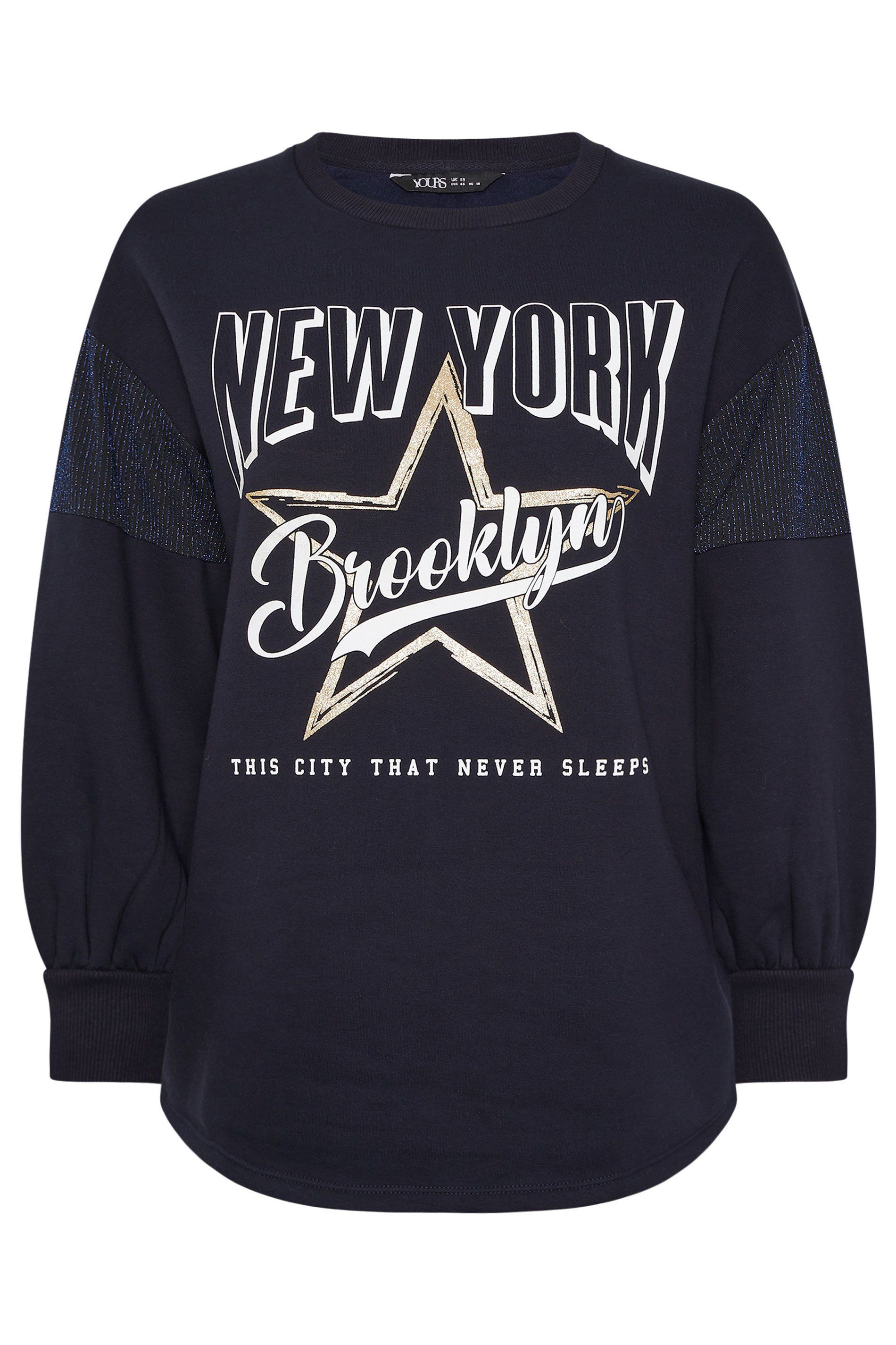 Yours New York' Slogan Sweatshirt