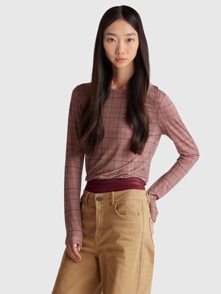 Prince of Wales slim fit t-shirt