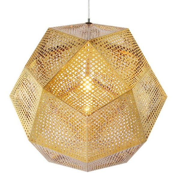 LAMPA WISZĄCA złota 48cm FUTURI STAR stalowa