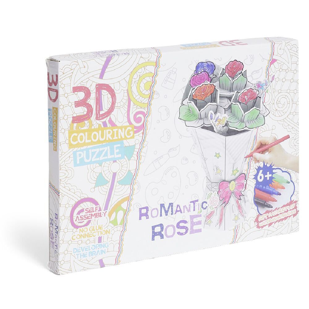 Puzzle 3D à colorier 4en1