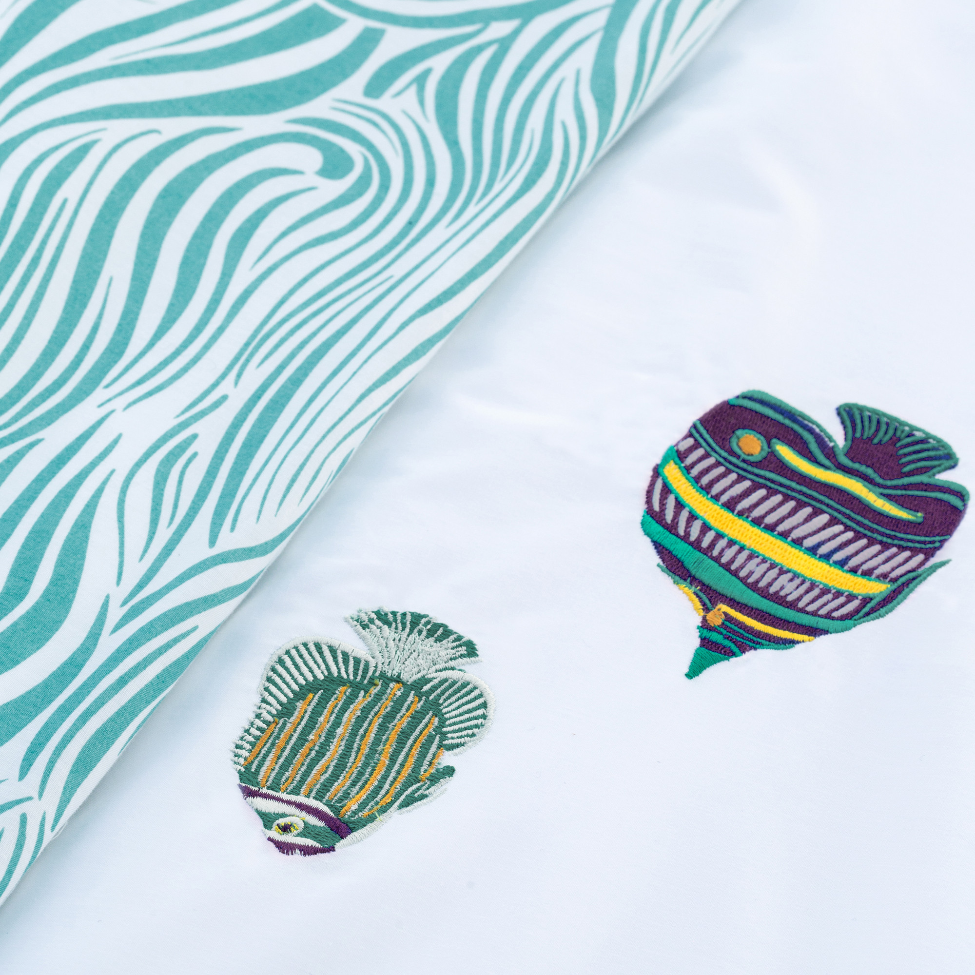 Linge de litDanse marine