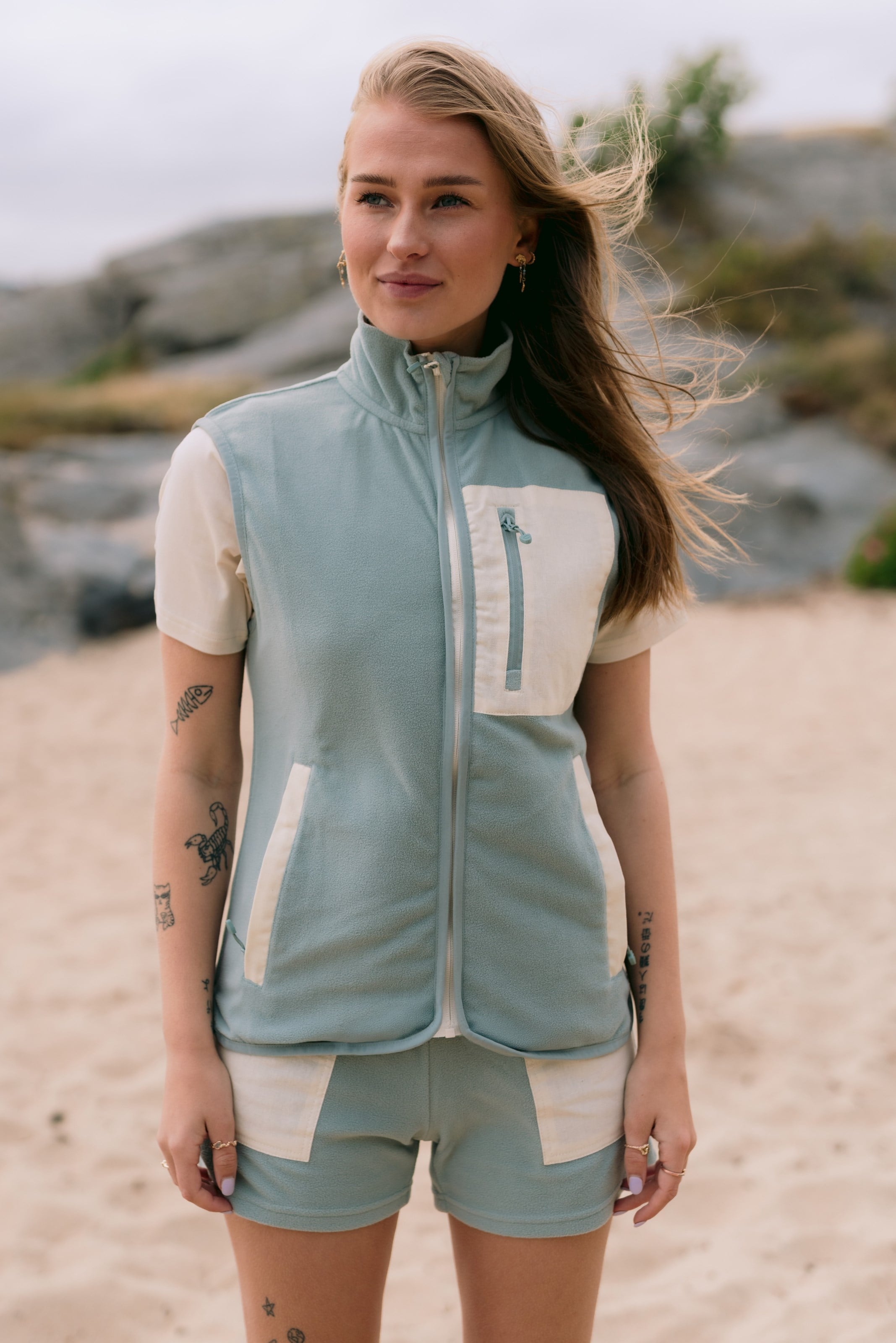 Linfjord fleecevest