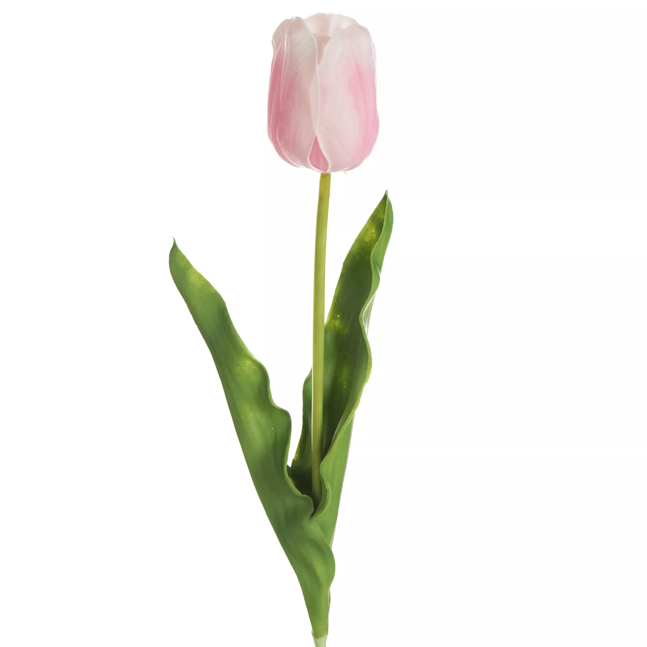 Kwiat sztuczny tulipan jasnoróżowy 56 cm