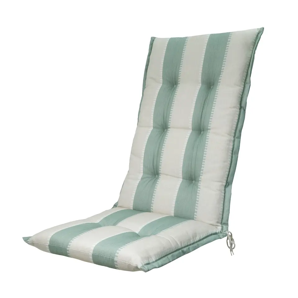 Madison - Tuinstoelkussen Hoge Rug Banda kaki - Ca. 123x50 cm - Set van 4