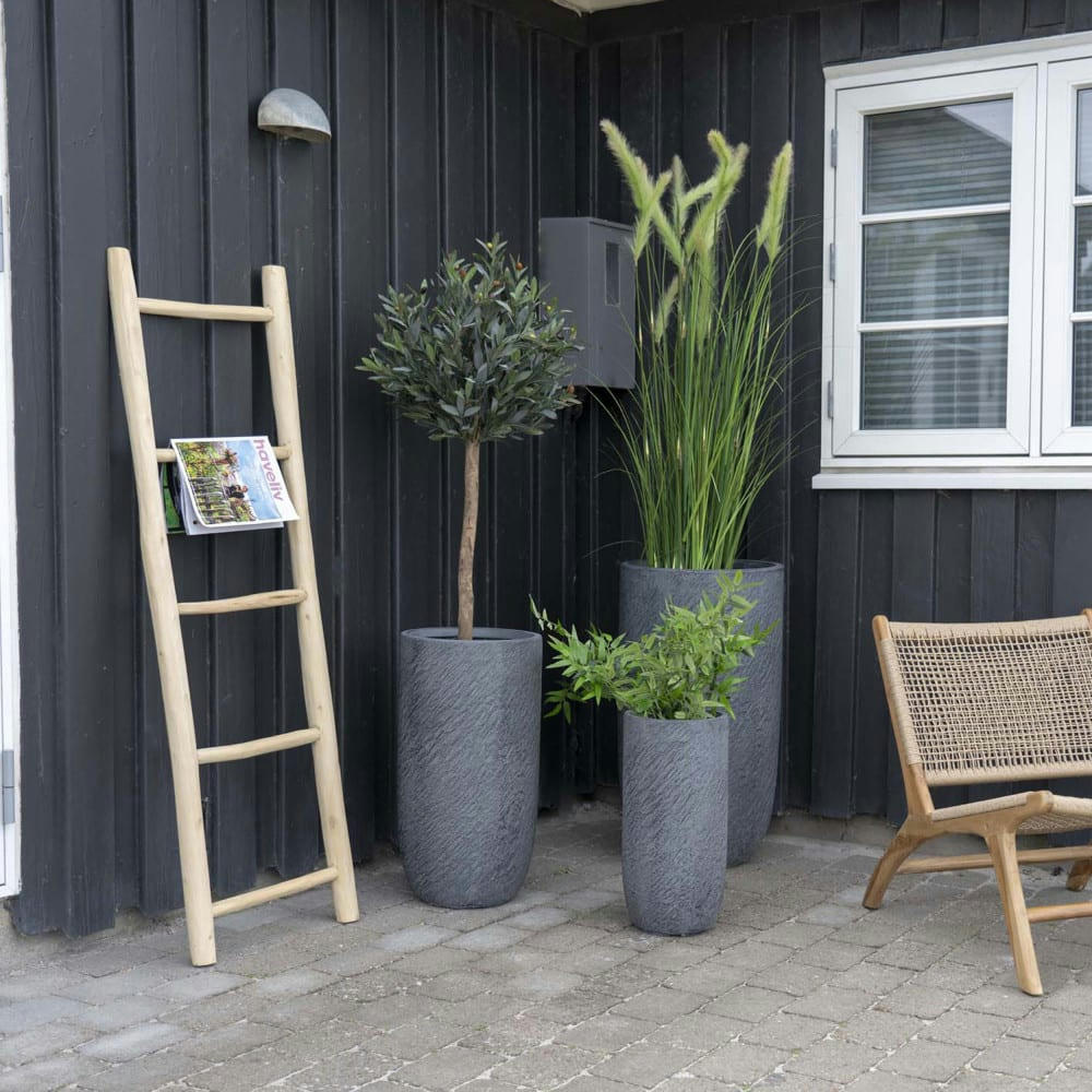 TEAK LADDER - Echelle décorative en bois H150cm naturel