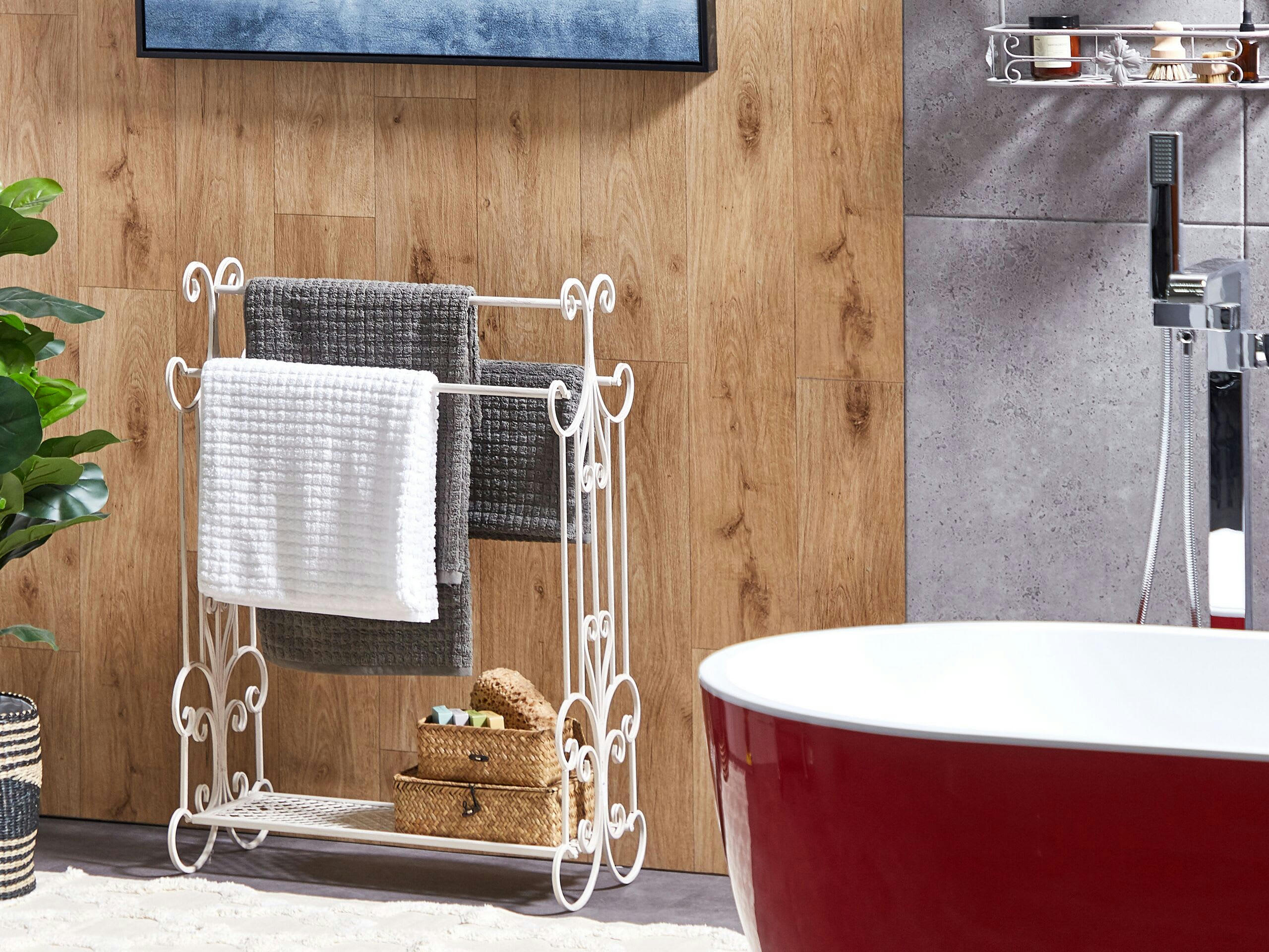 GLADIS - Porte-serviettes 60 x 90 cm blanc