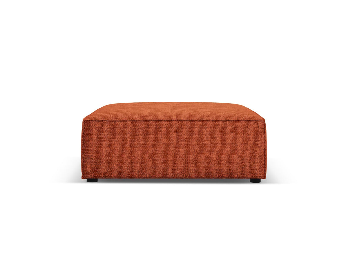 Cosmopolitan Design Poef Arendal chenille, terracotta - 80x102x40cm