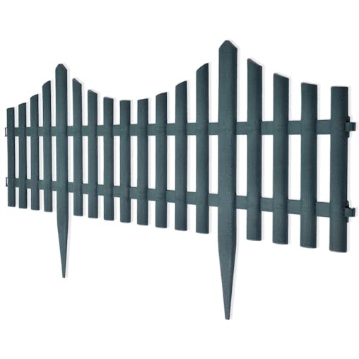 NNEVL 17 pcs Lawn Dividers 10 m Green